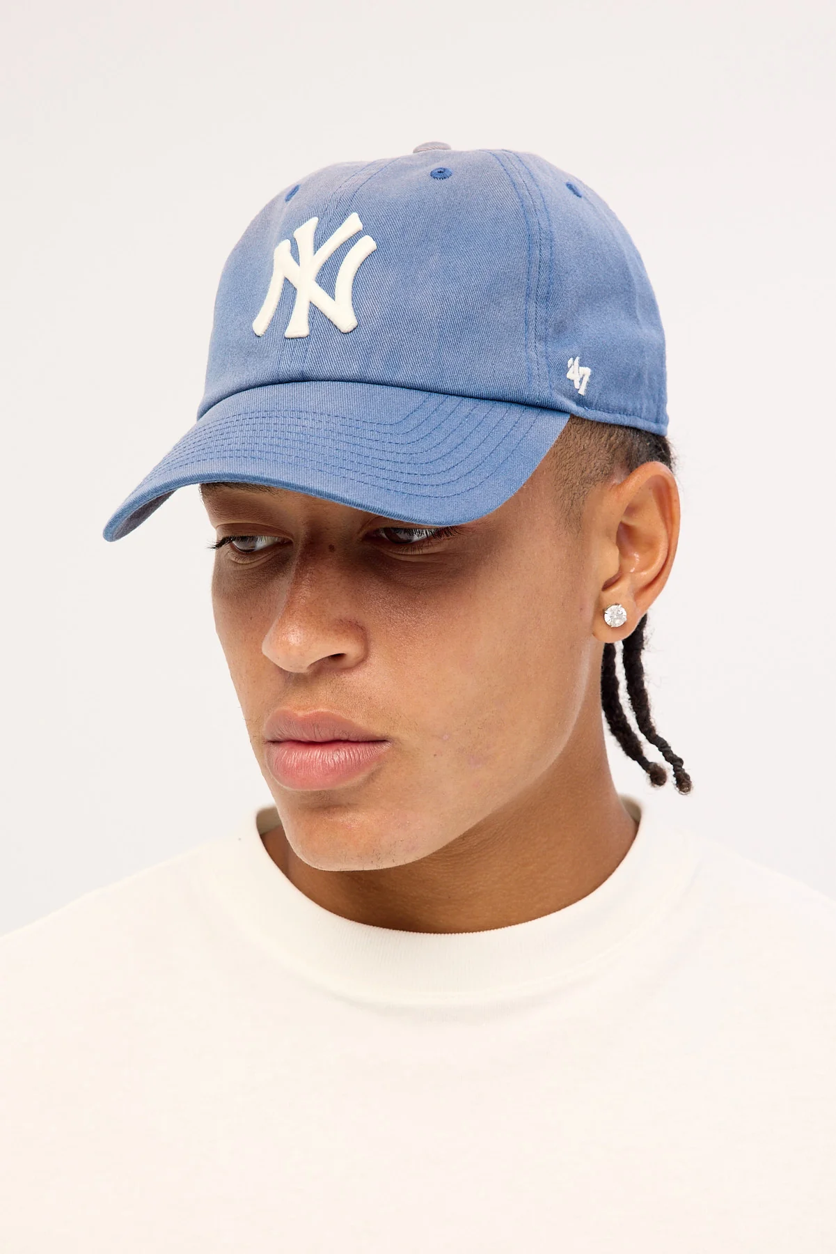 47 Brand Well Worn Truro '47 Clean Up New York Yankees Cap Blue - Image 6