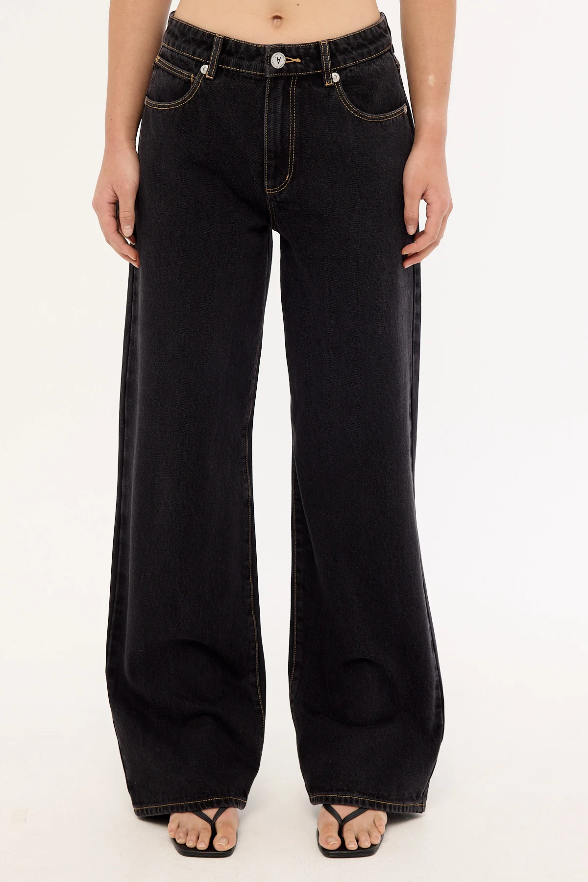 Abrand 95 Mid Baggy Jean Lucy RCY Black - Image 11