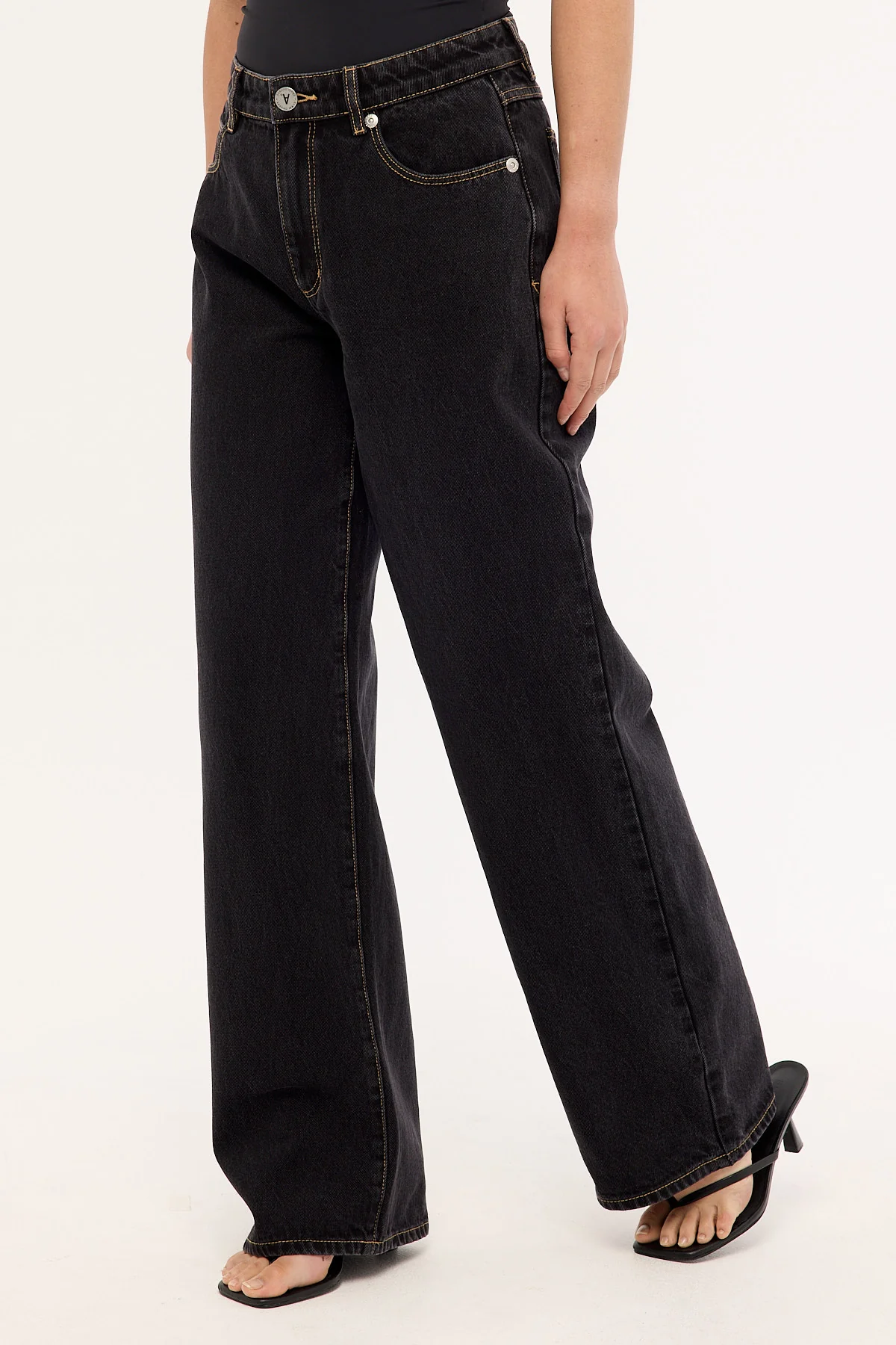 Abrand 95 Mid Baggy Jean Lucy RCY Black - Image 4