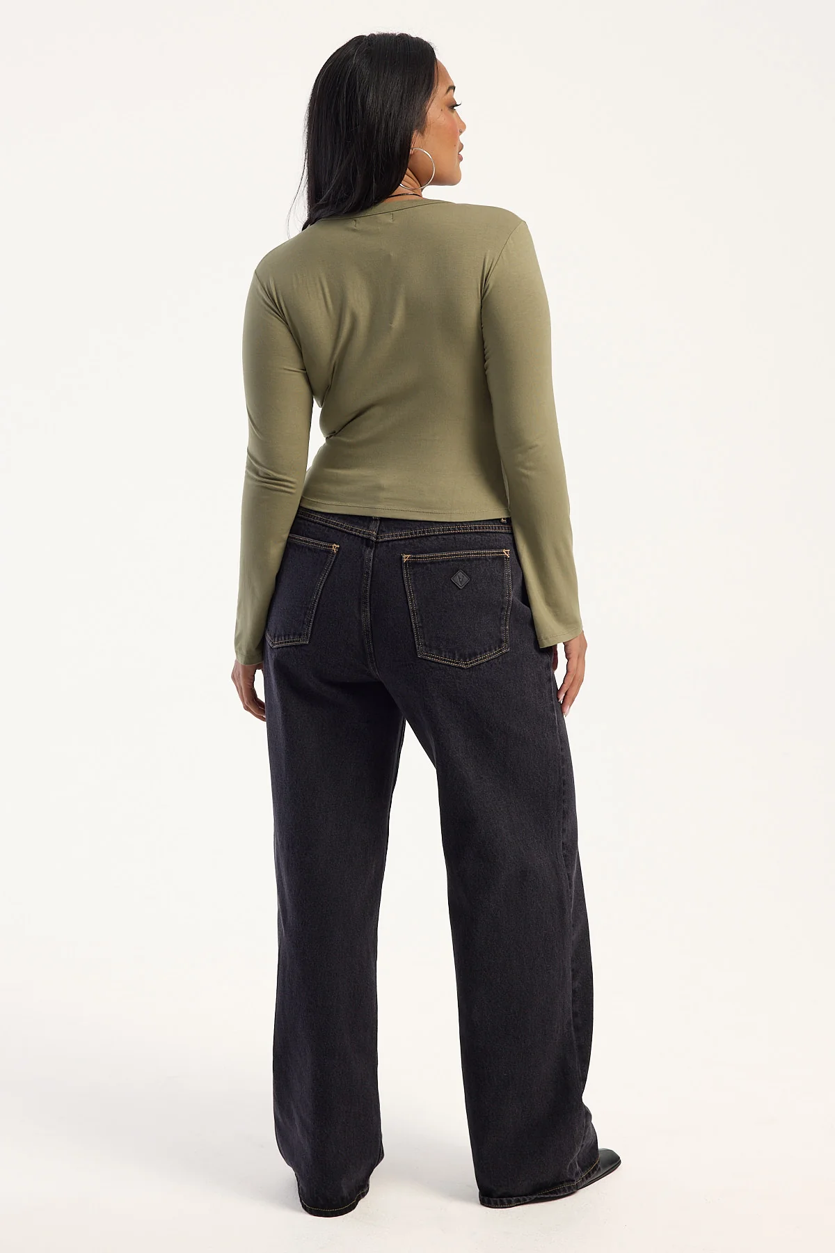 Abrand 95 Mid Baggy Jean Lucy RCY Black - Image 6