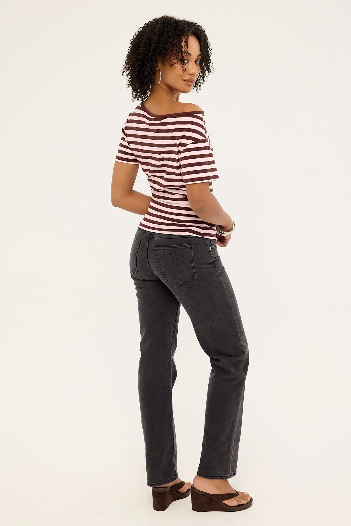 Abrand 95 Mid Straight Jean Sophie Black - Image 5