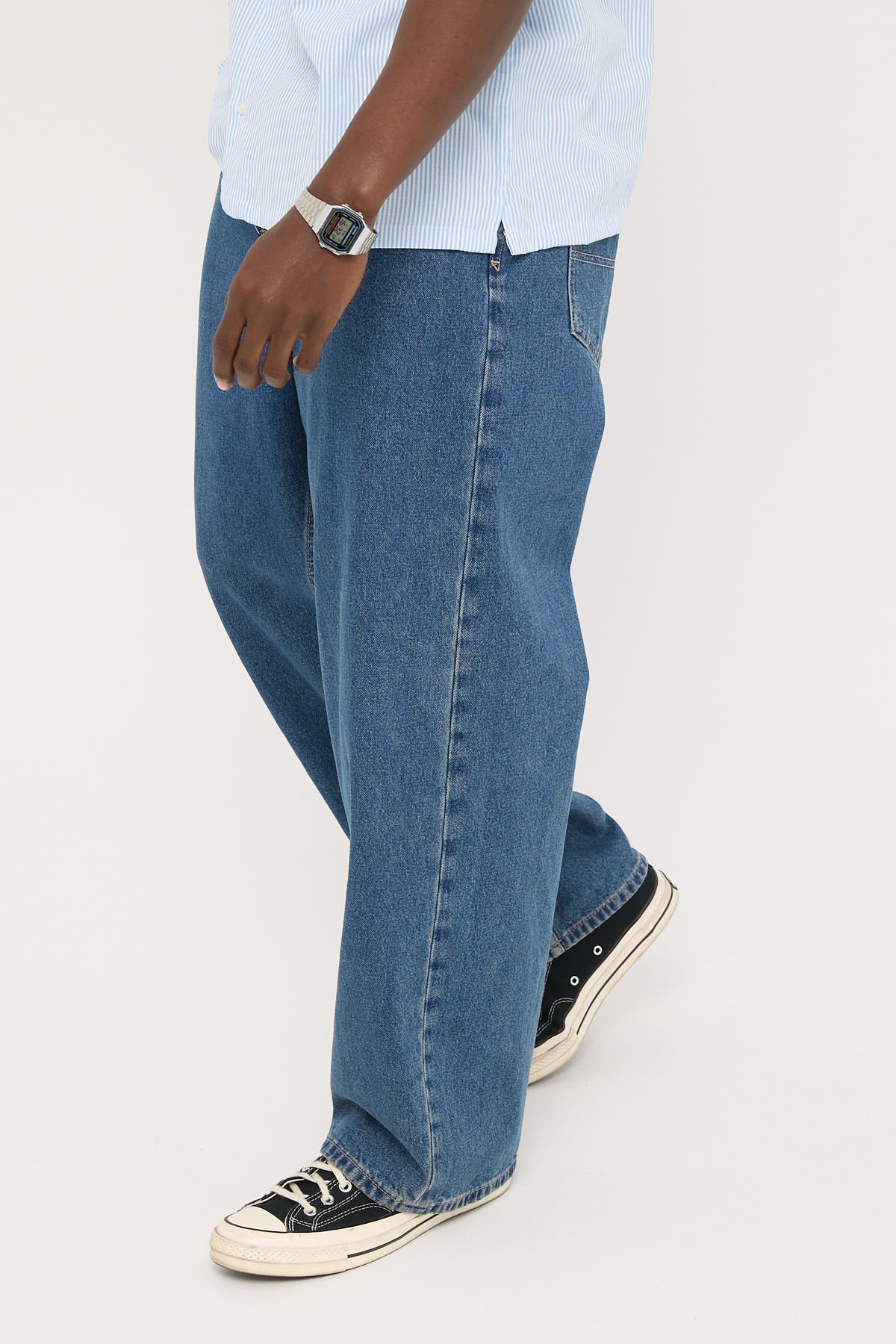 Abrand A6 Brett Big Baggy Jean Mid Vintage Indigo - Image 4