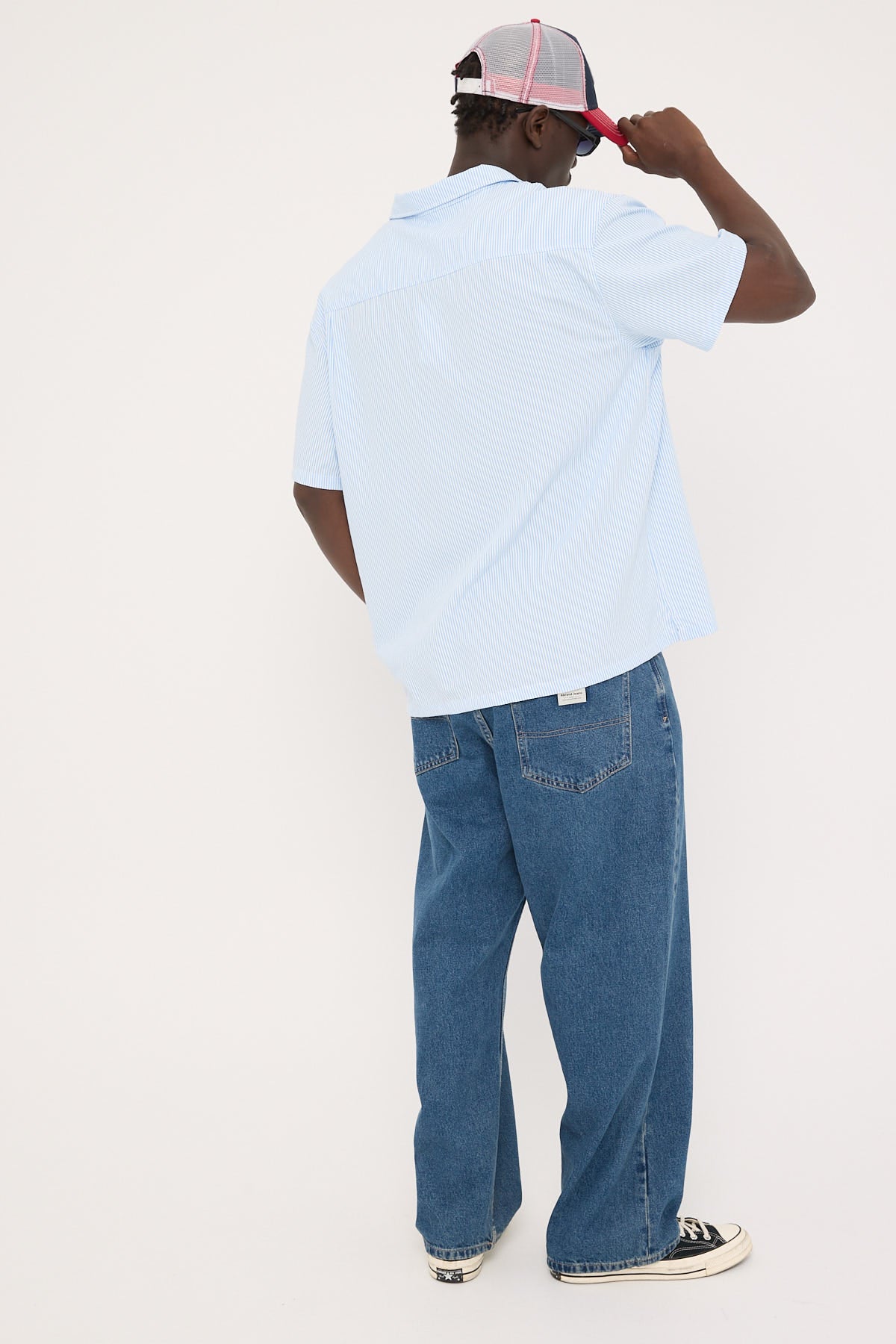 Abrand A6 Brett Big Baggy Jean Mid Vintage Indigo - Image 5