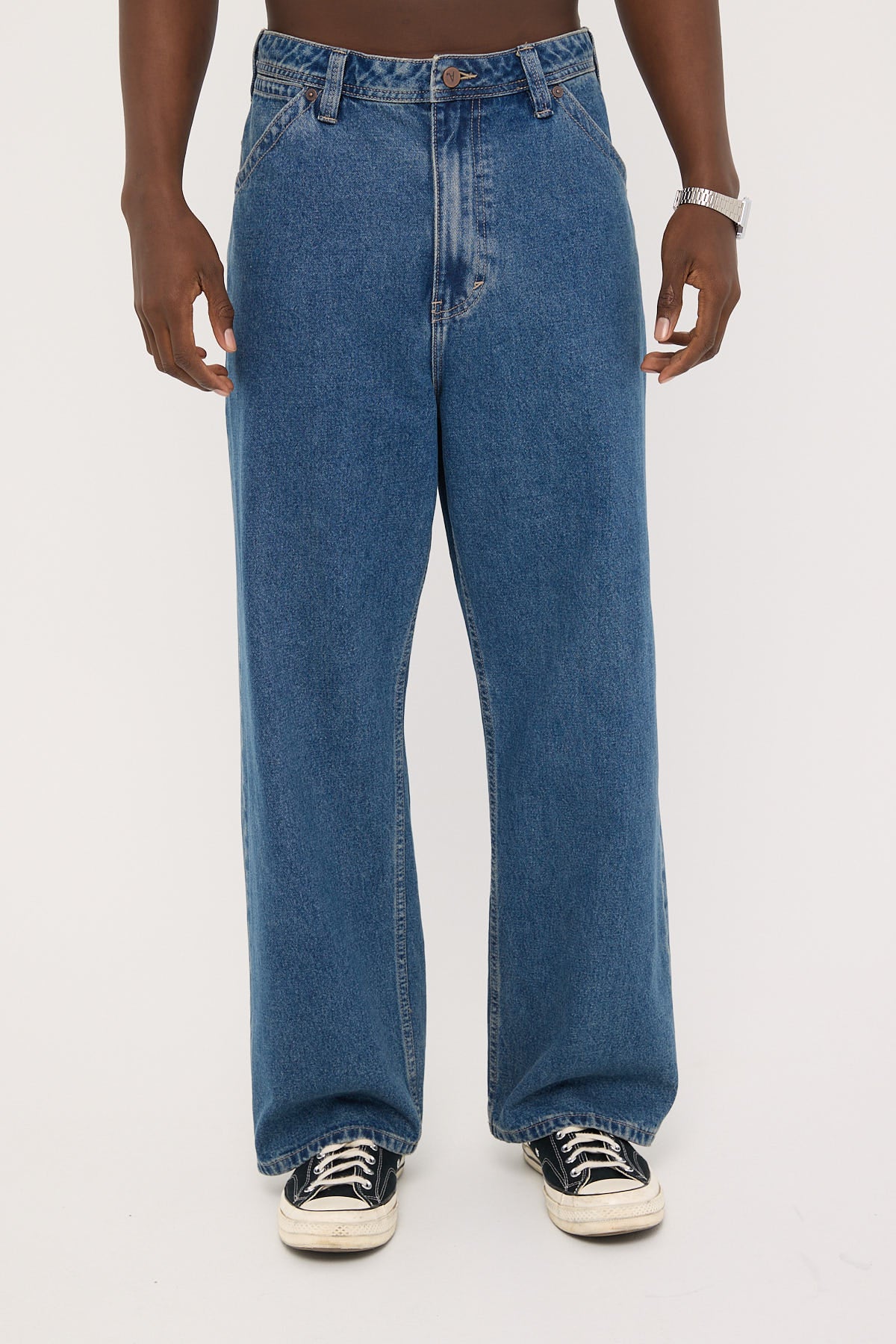 Abrand A6 Brett Big Baggy Jean Mid Vintage Indigo - Image 7