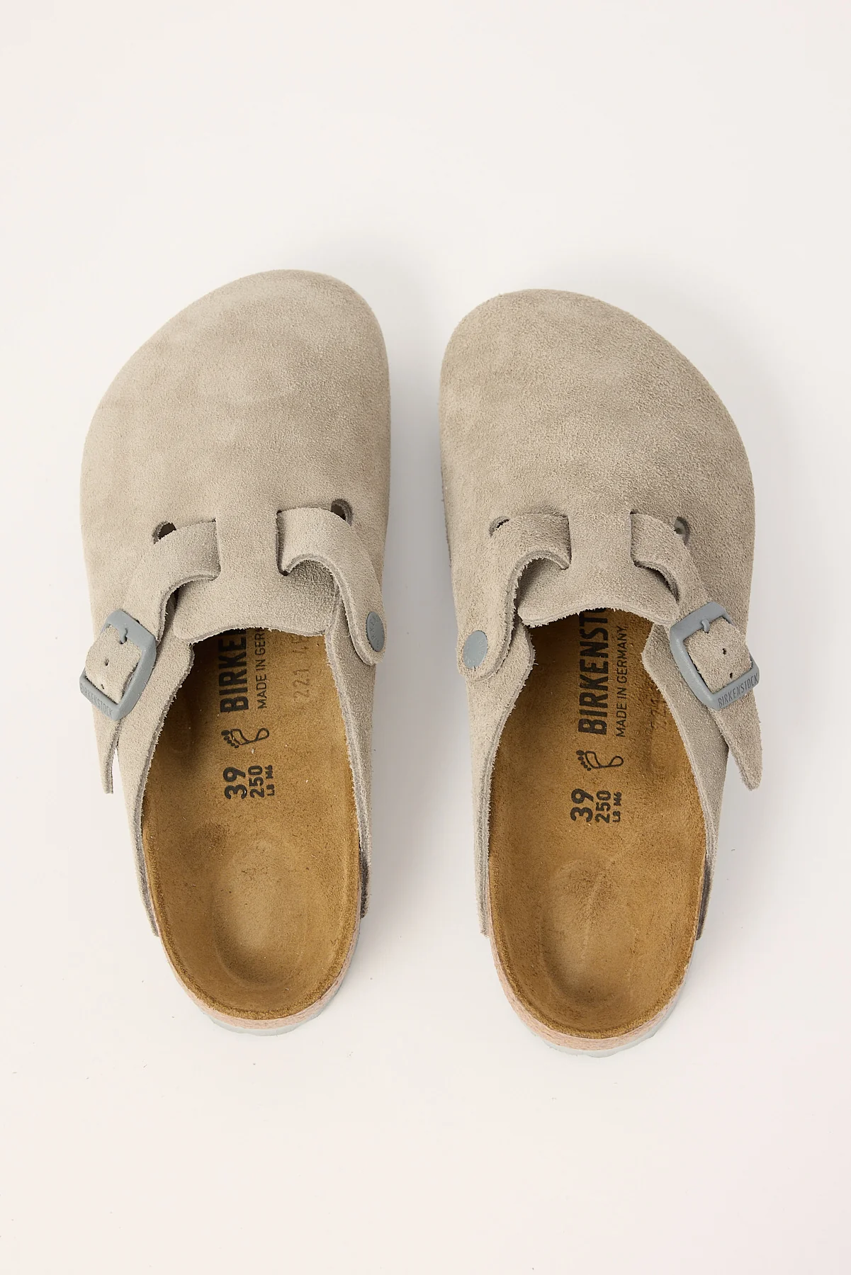 Birkenstock Boston Suede Leather Regular Stone Coin - Image 2
