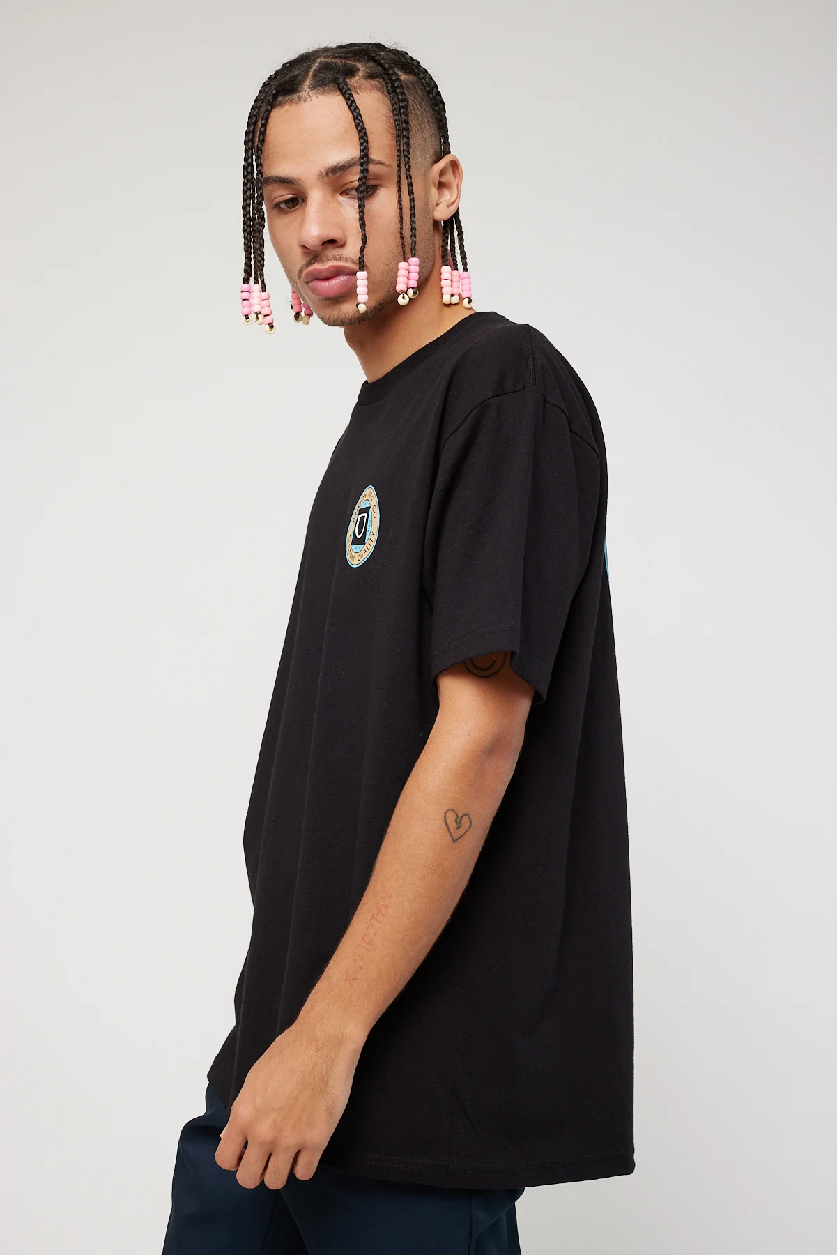 Brixton Sledge SS Tee Black - Image 3