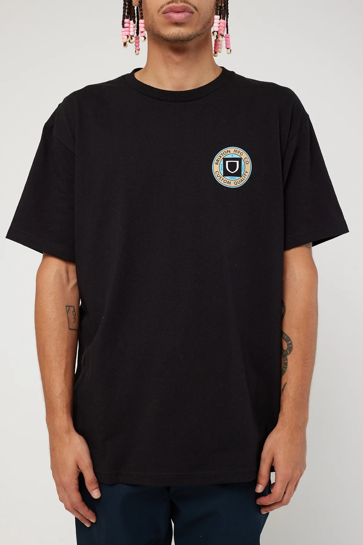 Brixton Sledge SS Tee Black - Image 4