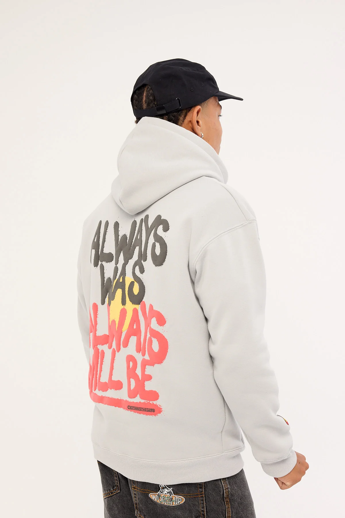 Clothing The Gaps Always Was Hoodie Grey - Image 6
