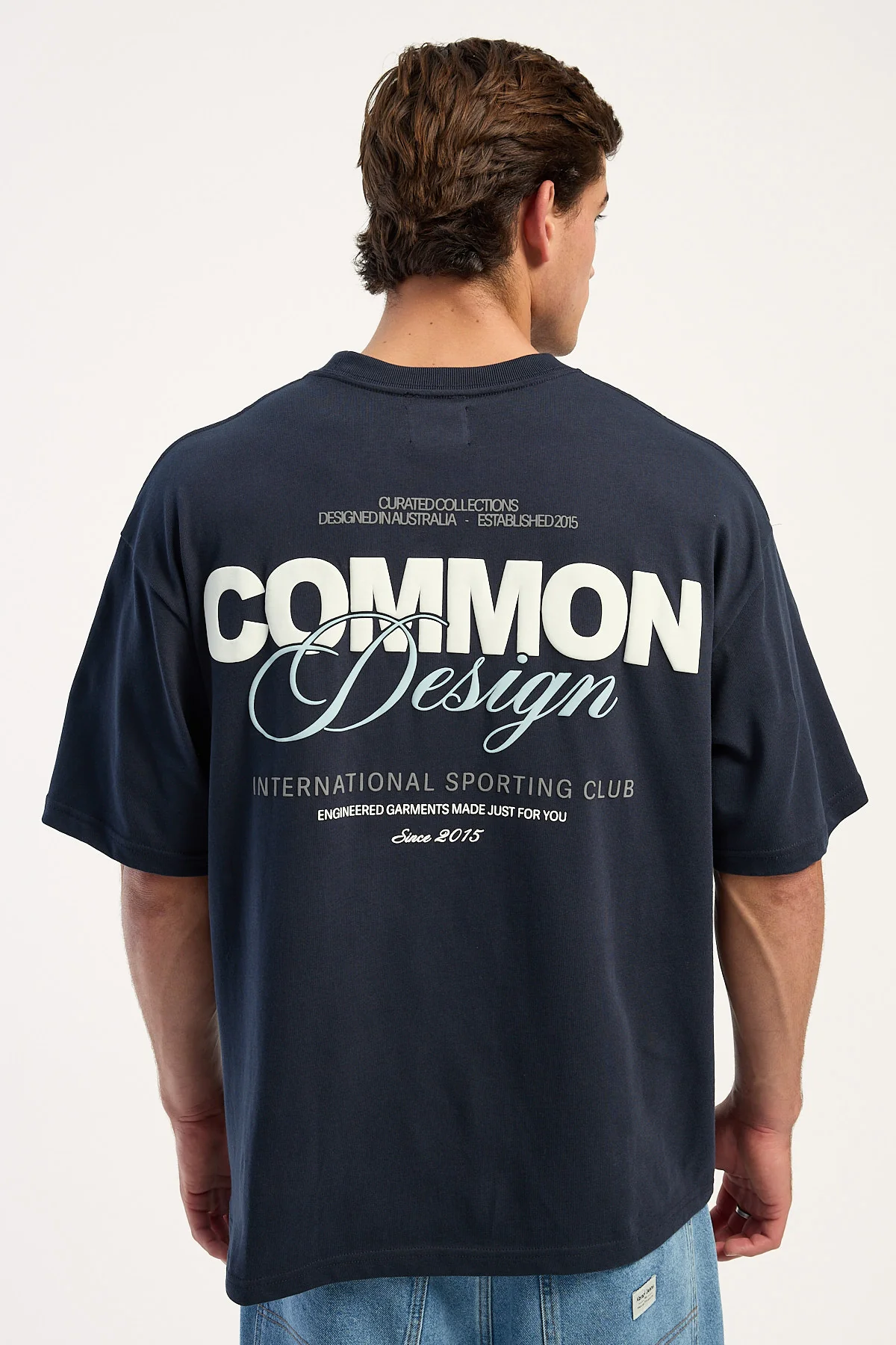 Common Need Compose Heavyweight Easy Tee Washed Indigo