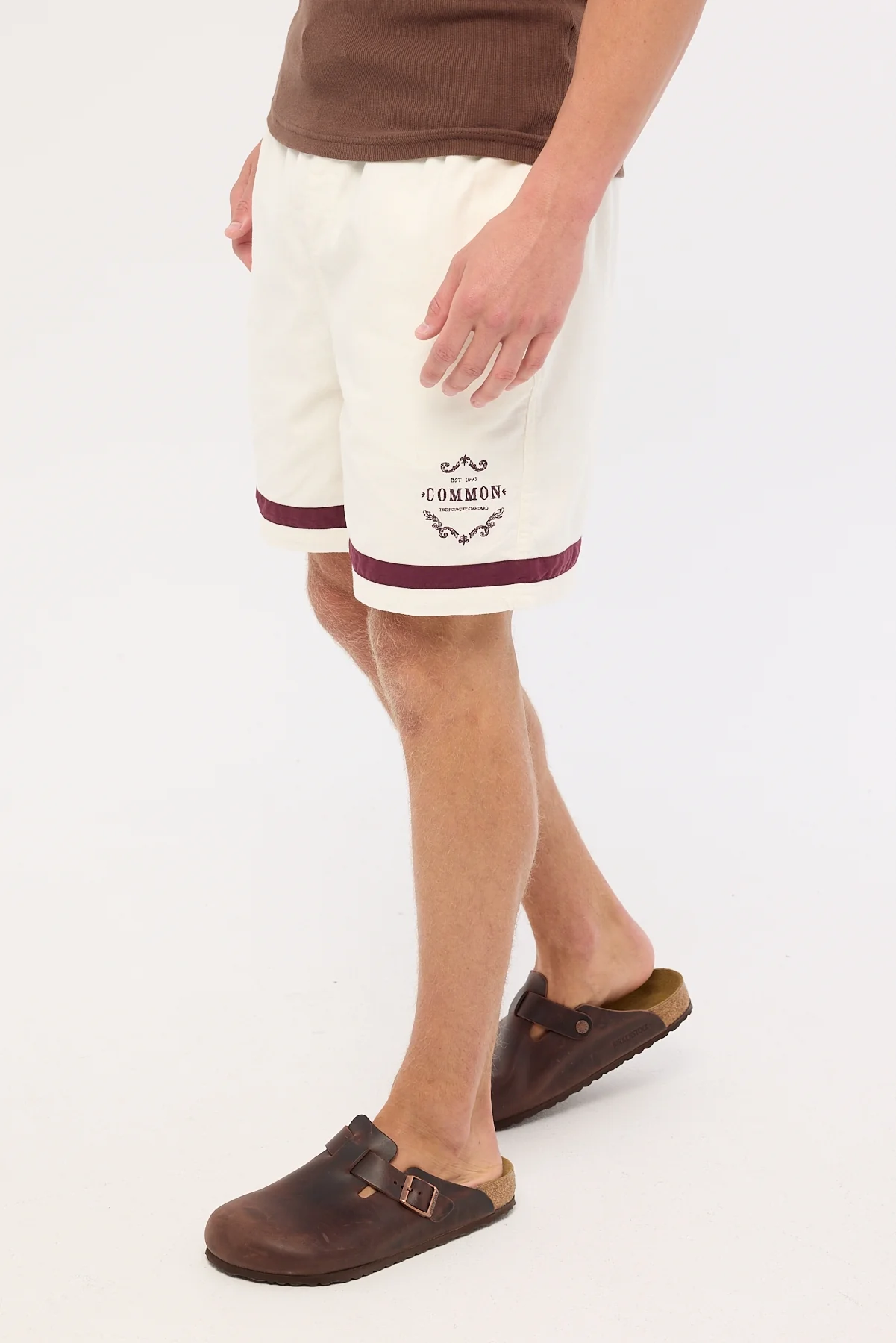Common Need Dynasty Elastic Waist Short Ecru - Image 3