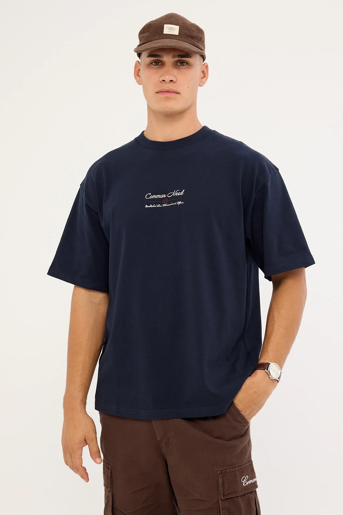 Common Need Format Heavyweight Easy Tee Navy - Image 3