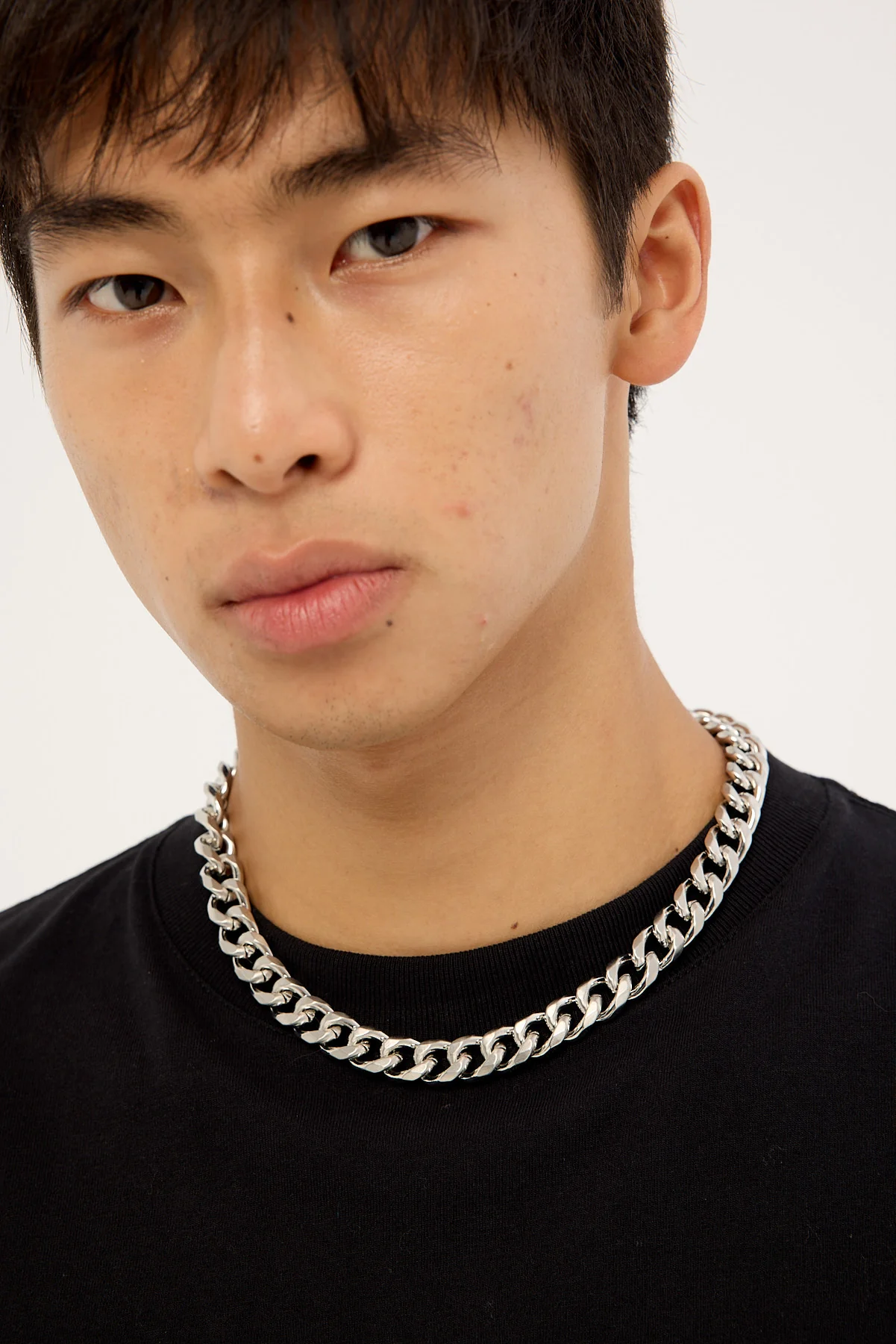 Common Need Lucid Thick Chain Necklace Silver - Image 3