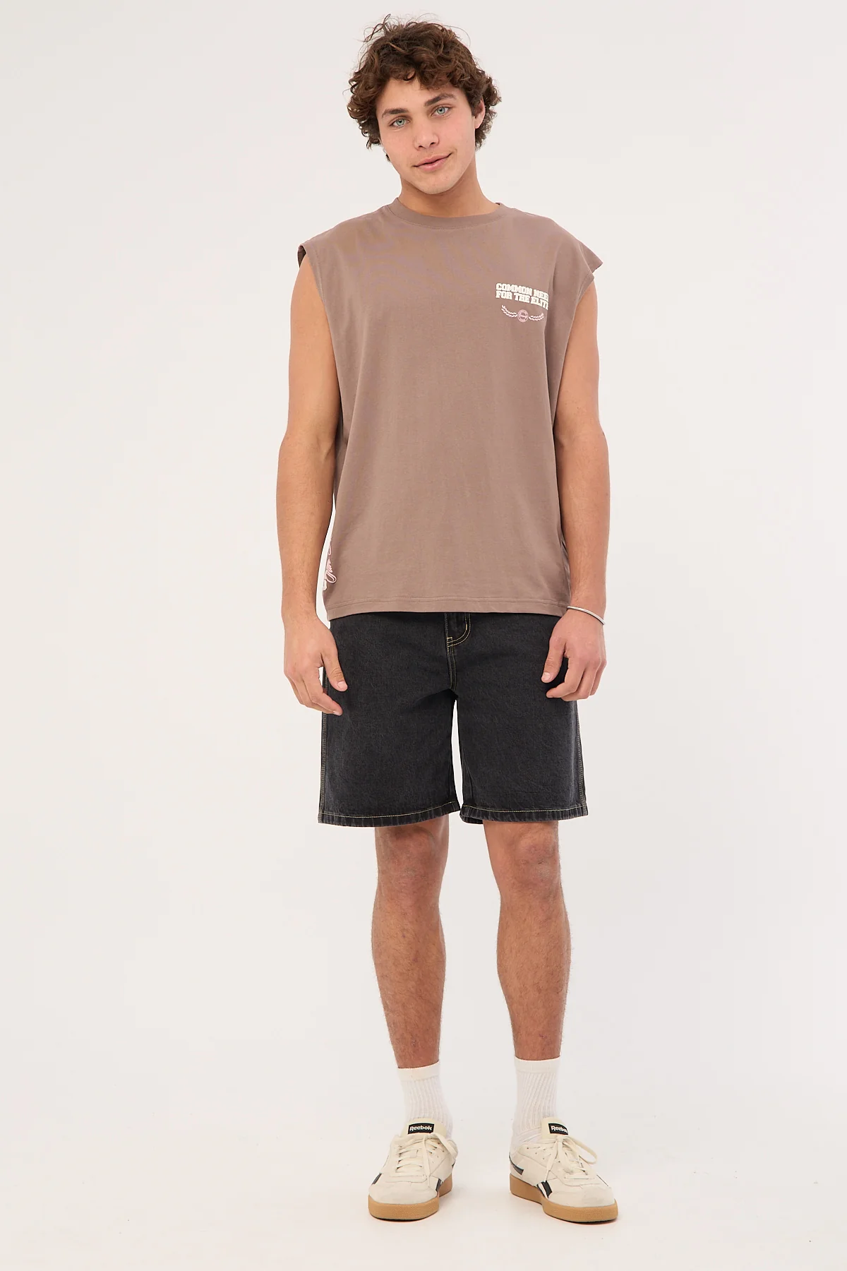 Common Need San Francisco Muscle Tank Taupe - Image 3