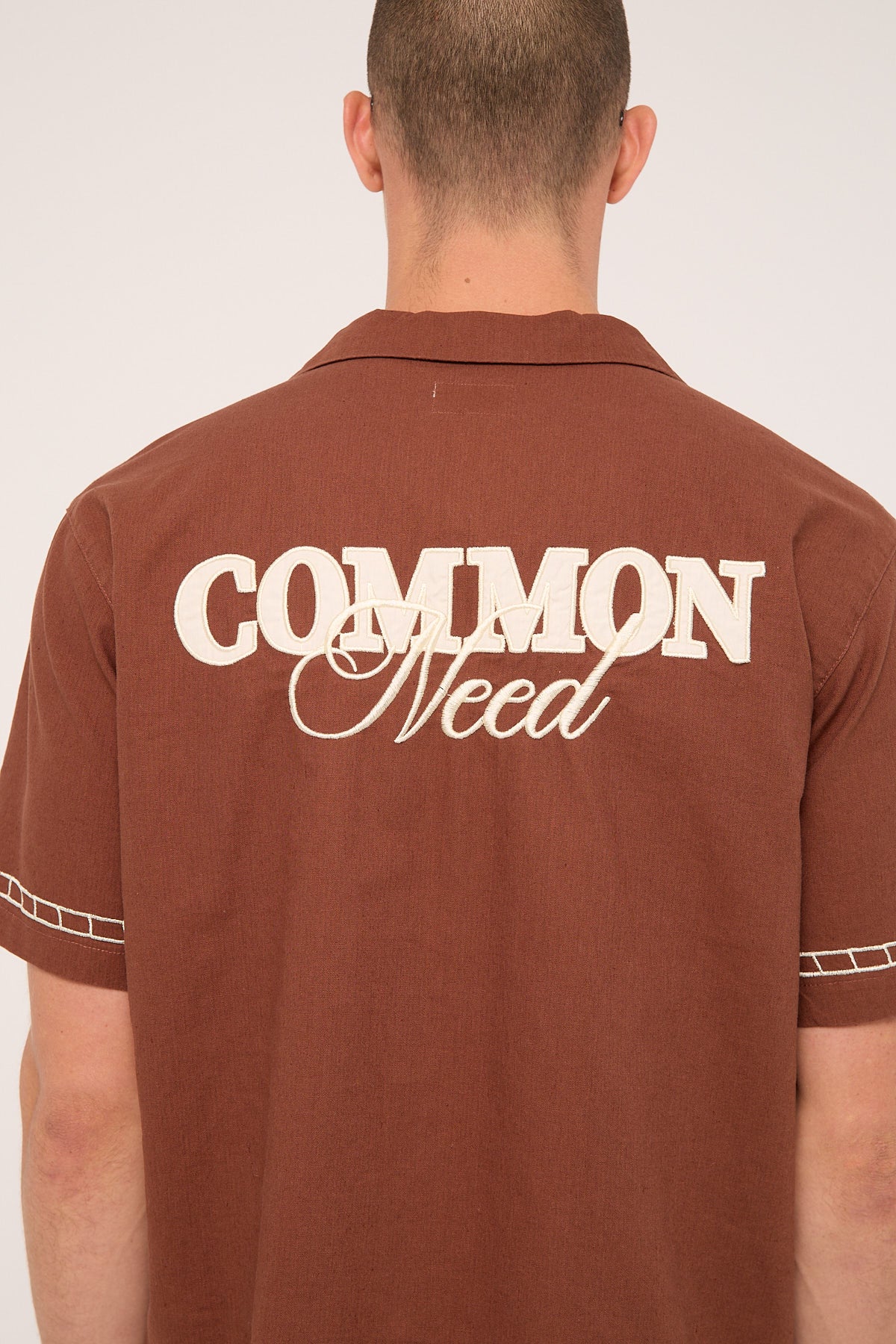 Common Need Terra Resort Shirt Brown - Image 5