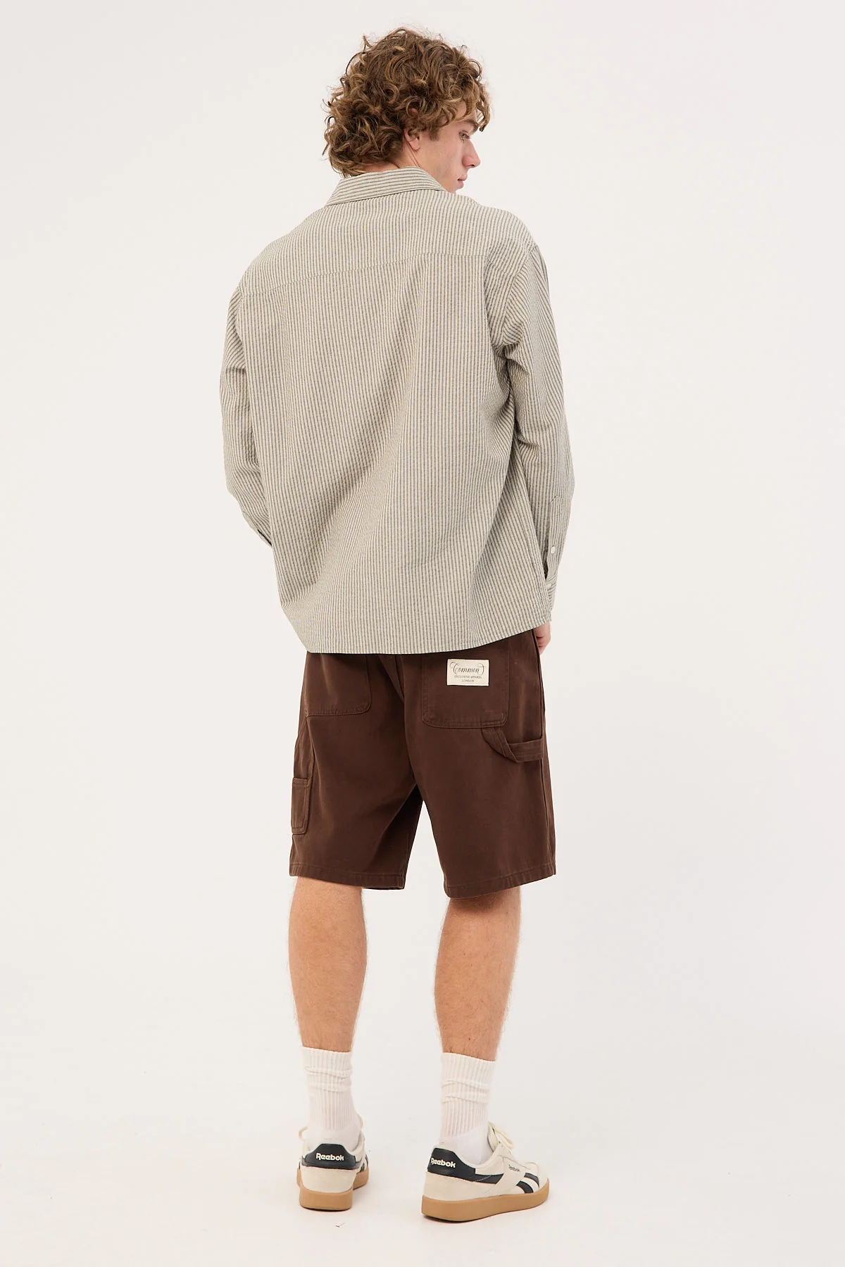 Common Need Thiago Carpenter Short Washed Brown - Image 5