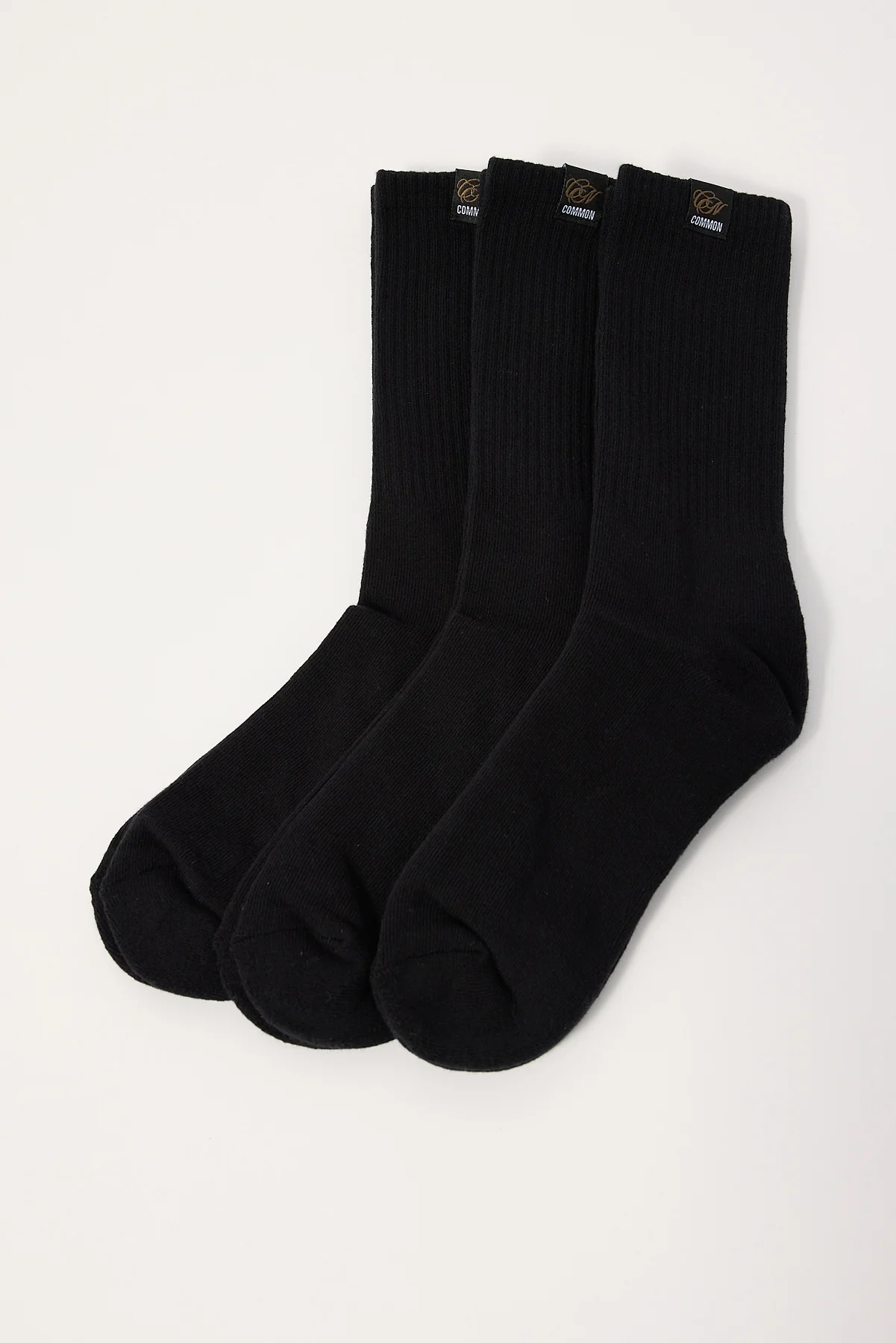 Common Need Tread Sock 3 Pack Black