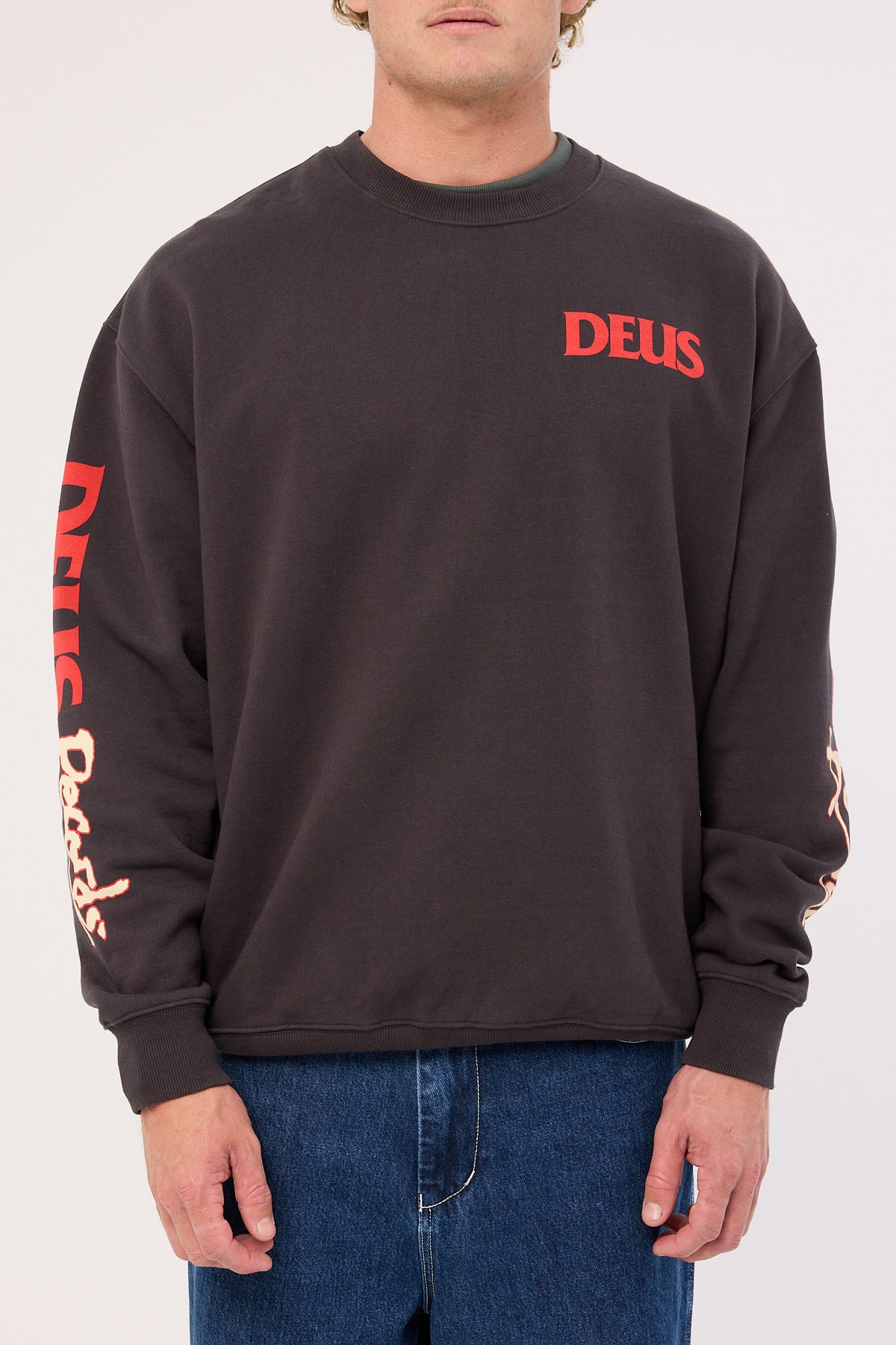 Deus Ex Machina Cold Sag Crew Anthracite - Image 6