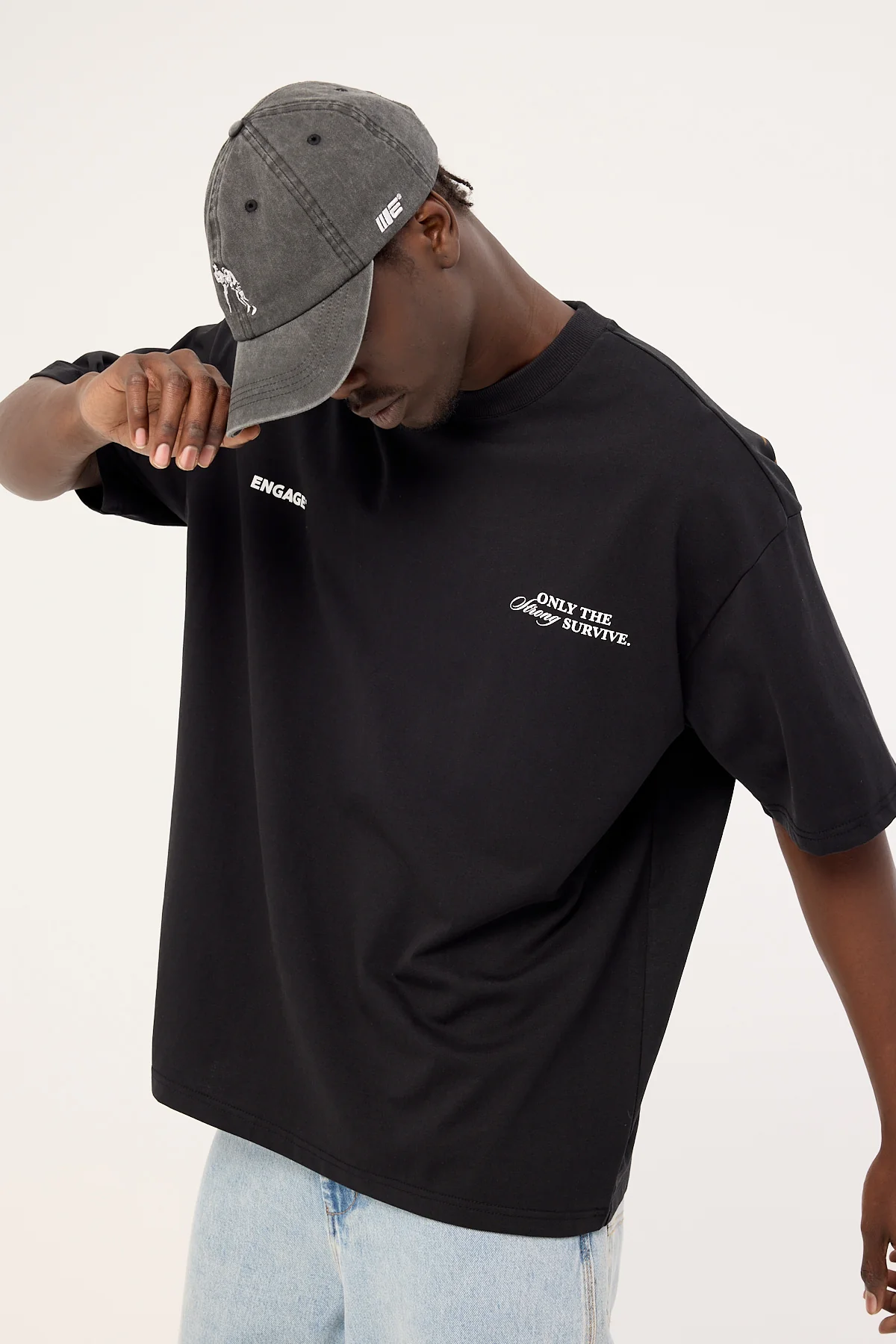 Engage Survival Oversized Tee Black - Image 5