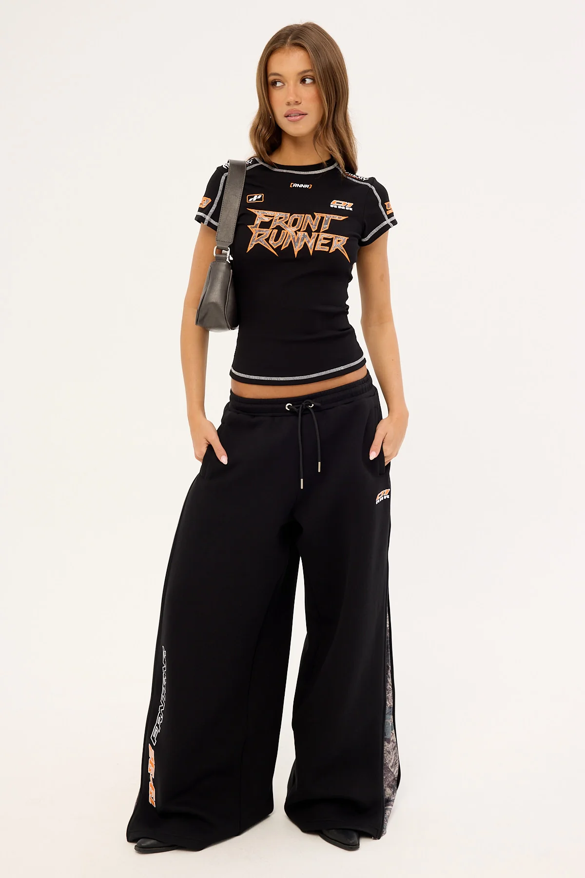 Front Runner Rally Wide Leg Pant Black Camo - Image 10