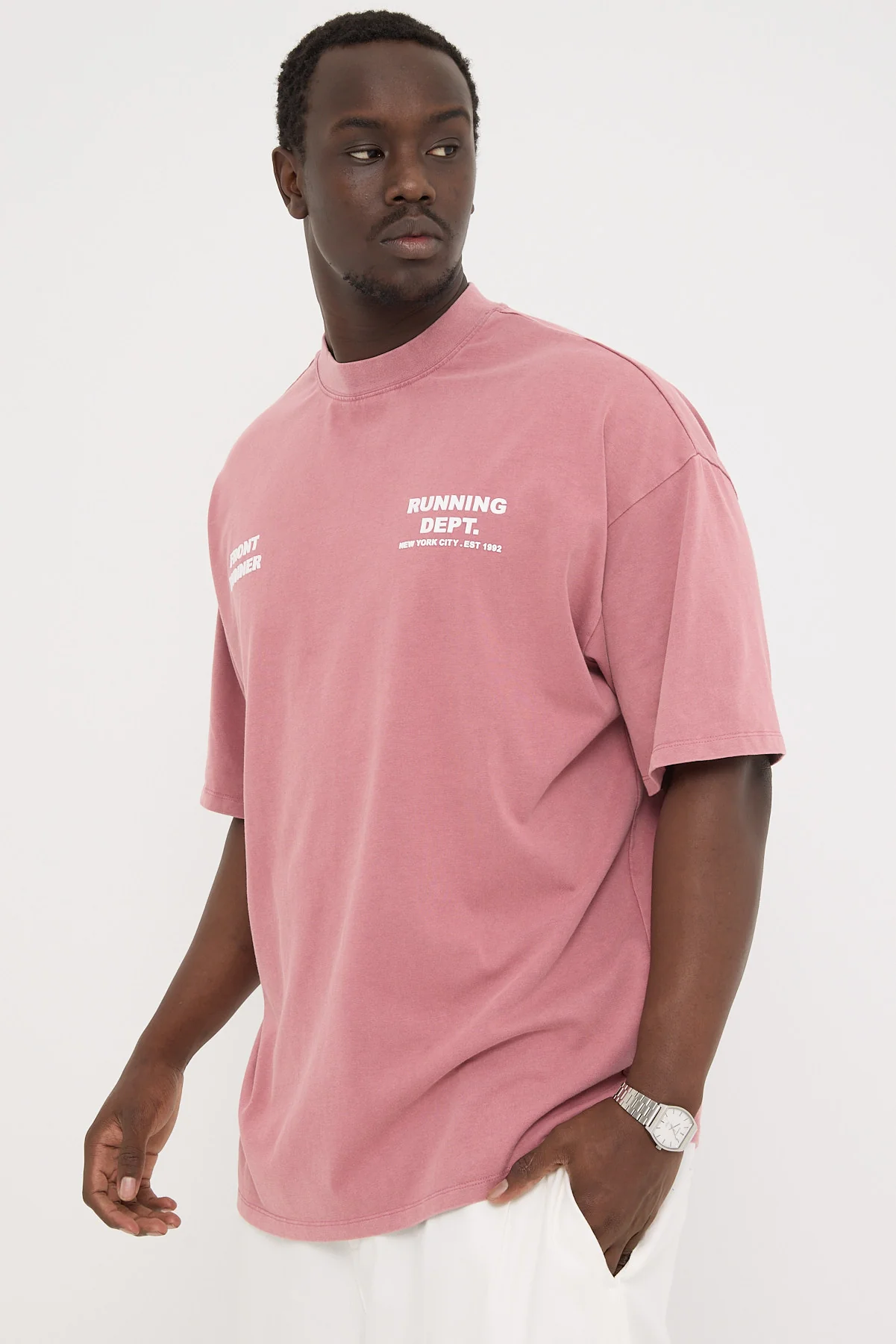 Front Runner Running Dept. Tee Plum - Image 5