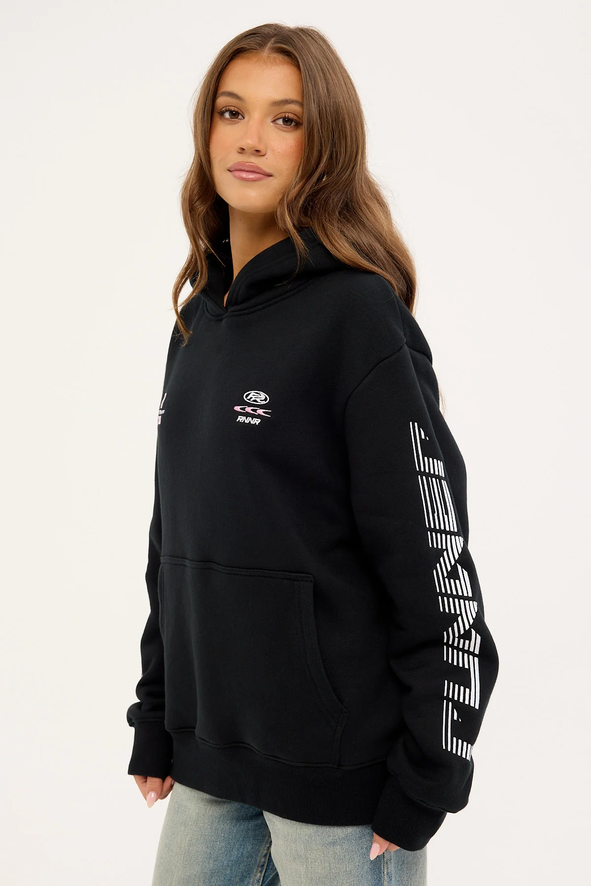 Front Runner Turbo Charge Hoodie Black Bubblegum - Image 6