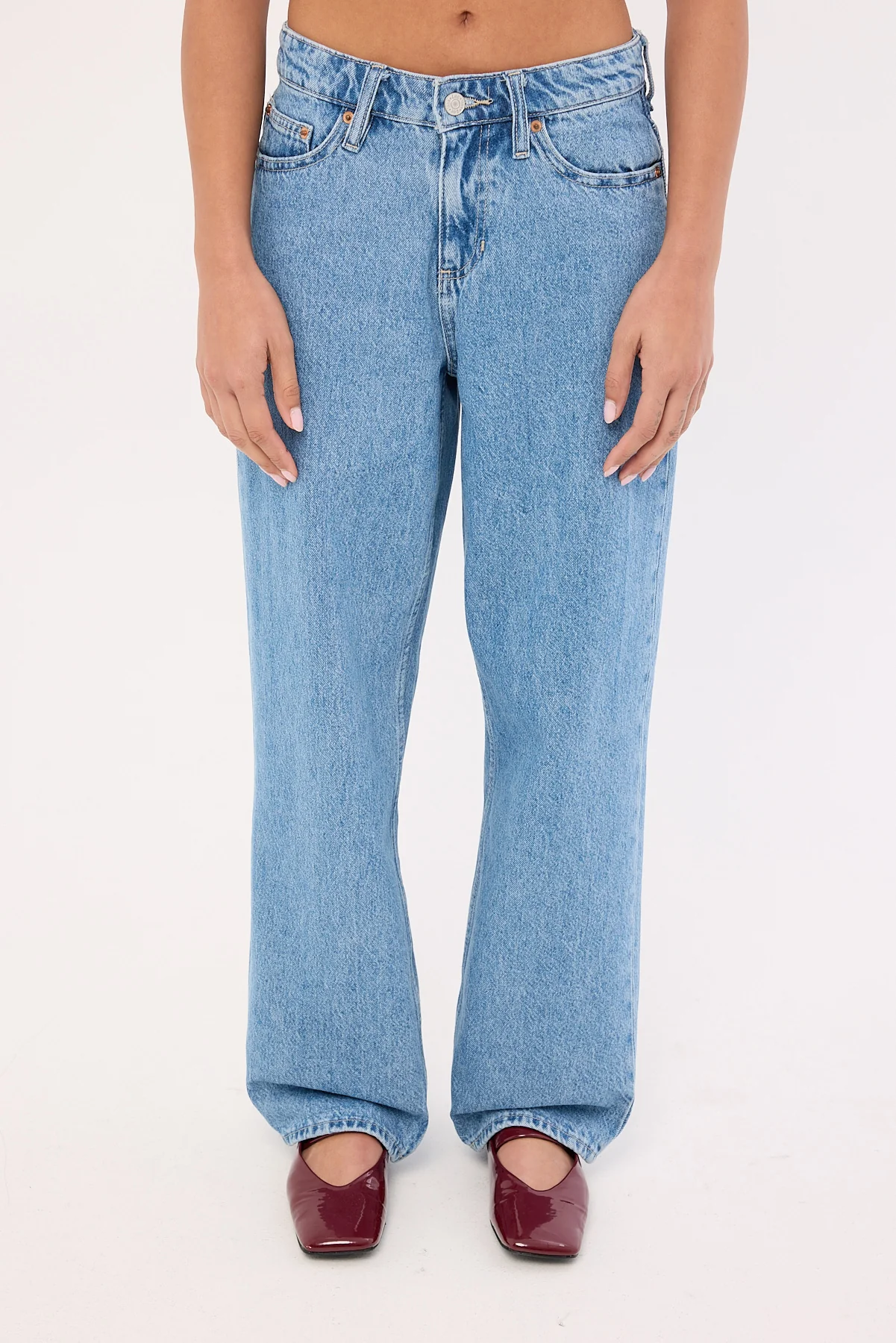 Lee 90s Mid Baggy Petite Blue State - Image 8