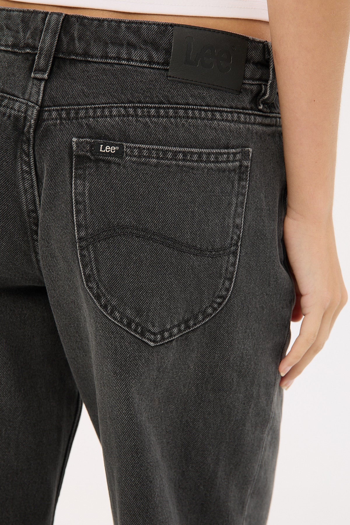 Lee Low Baggy Jean Asphalt - Image 7