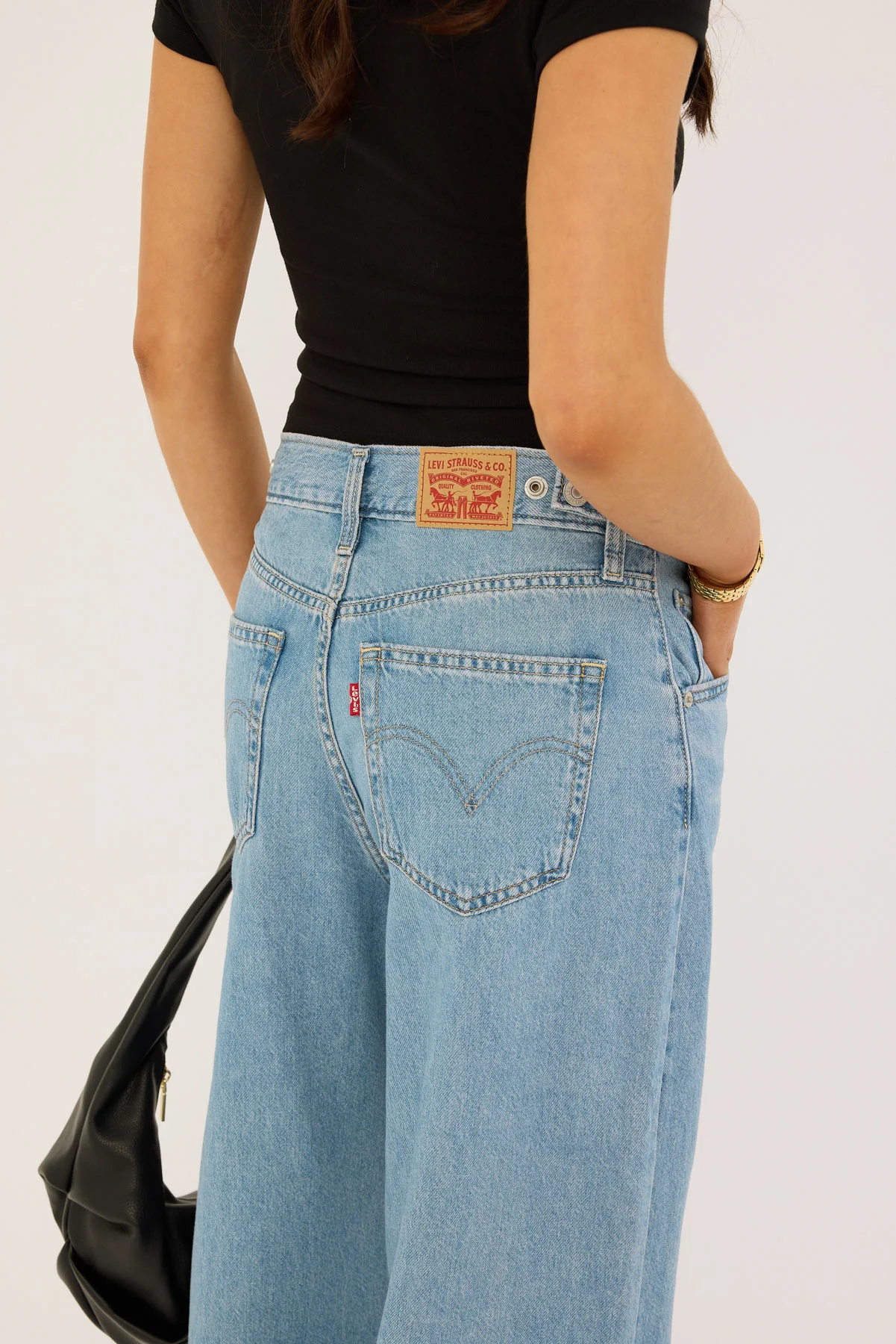 Levi's Cinch Baggy Jean Invested Indigo - Image 6