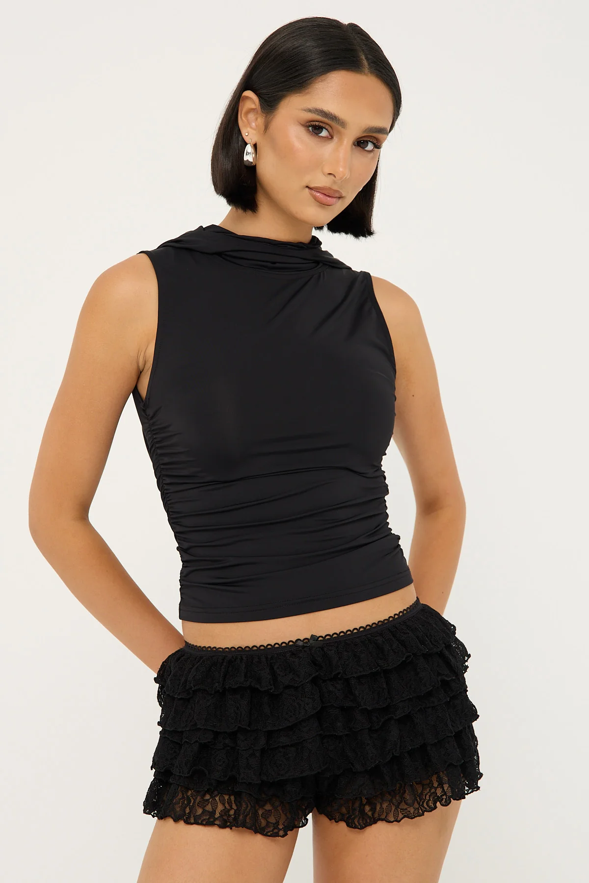 Lioness Romantique Top Black - Image 4