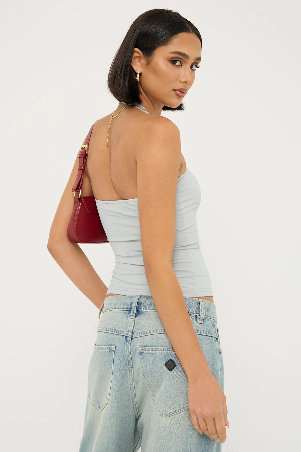 Lioness Rouje Halter Top Smoke - Image 5