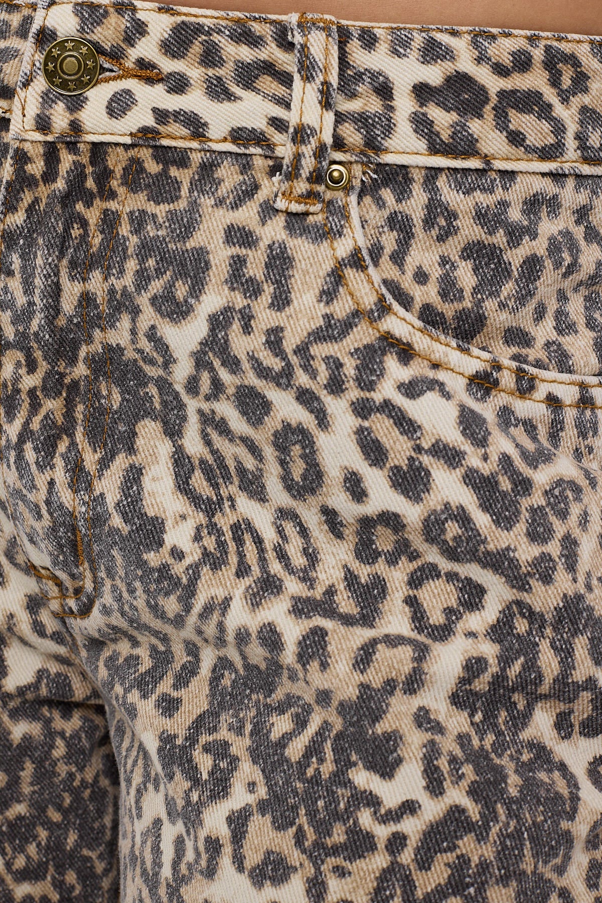 Lioness Top Model Jean Faded Leopard - Image 4