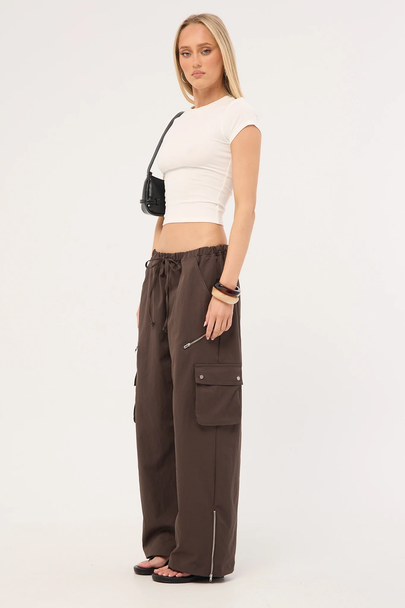 Luck & Trouble Cloud Cargo Pants Smoke - Image 3