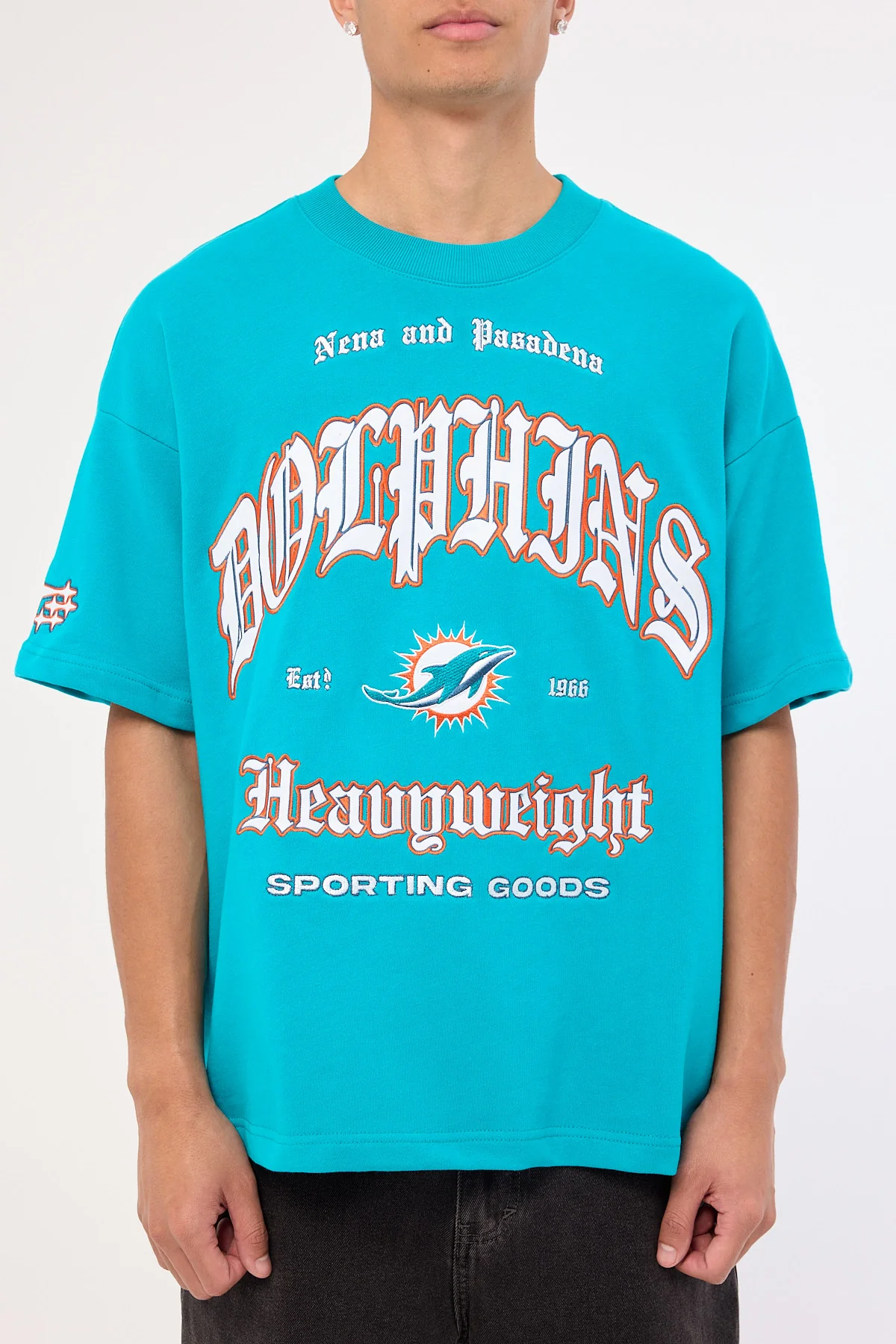 Nena & Pasadena M-Dolphins Coach Tee Aqua - Image 7