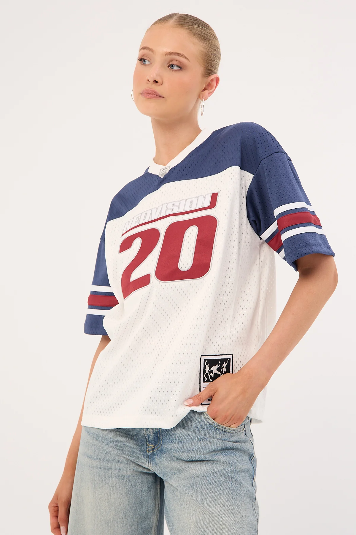 Neovision Aether V Neck Jersey White - Image 5