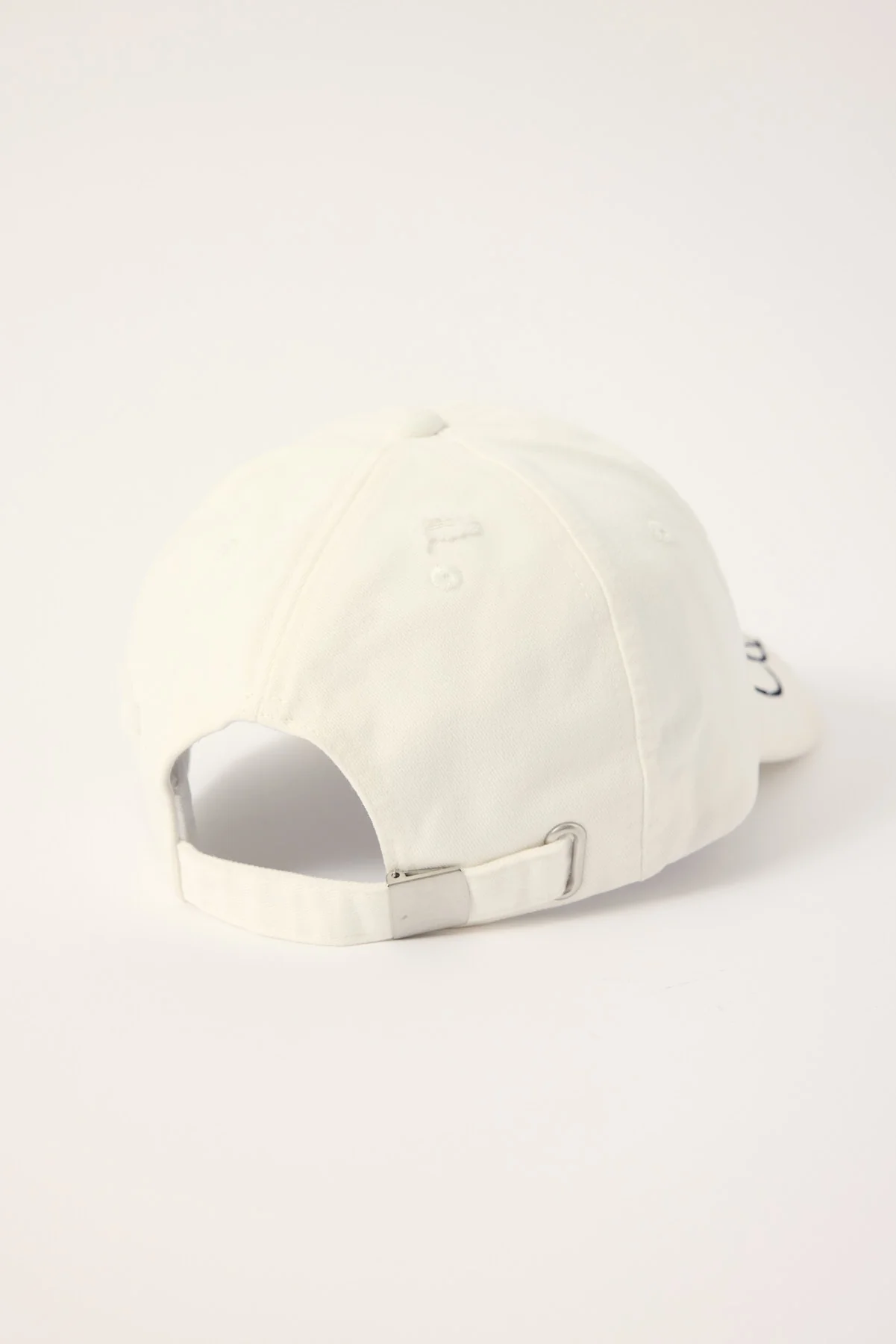 Neovision Cursive Distressed Dad Cap White - Image 4