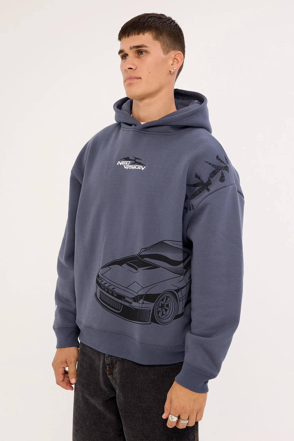 Neovision Drifter Street Hoodie Steel - Image 5