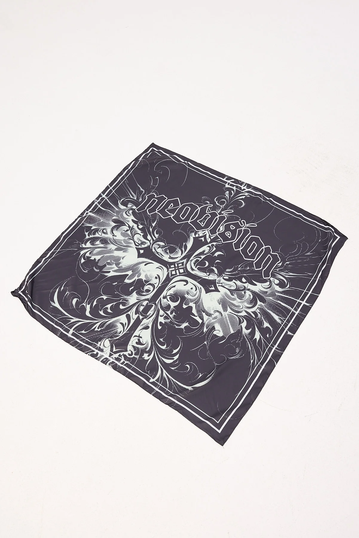 Neovision Fallen Cross Bandana Head Scarf Black - Image 2