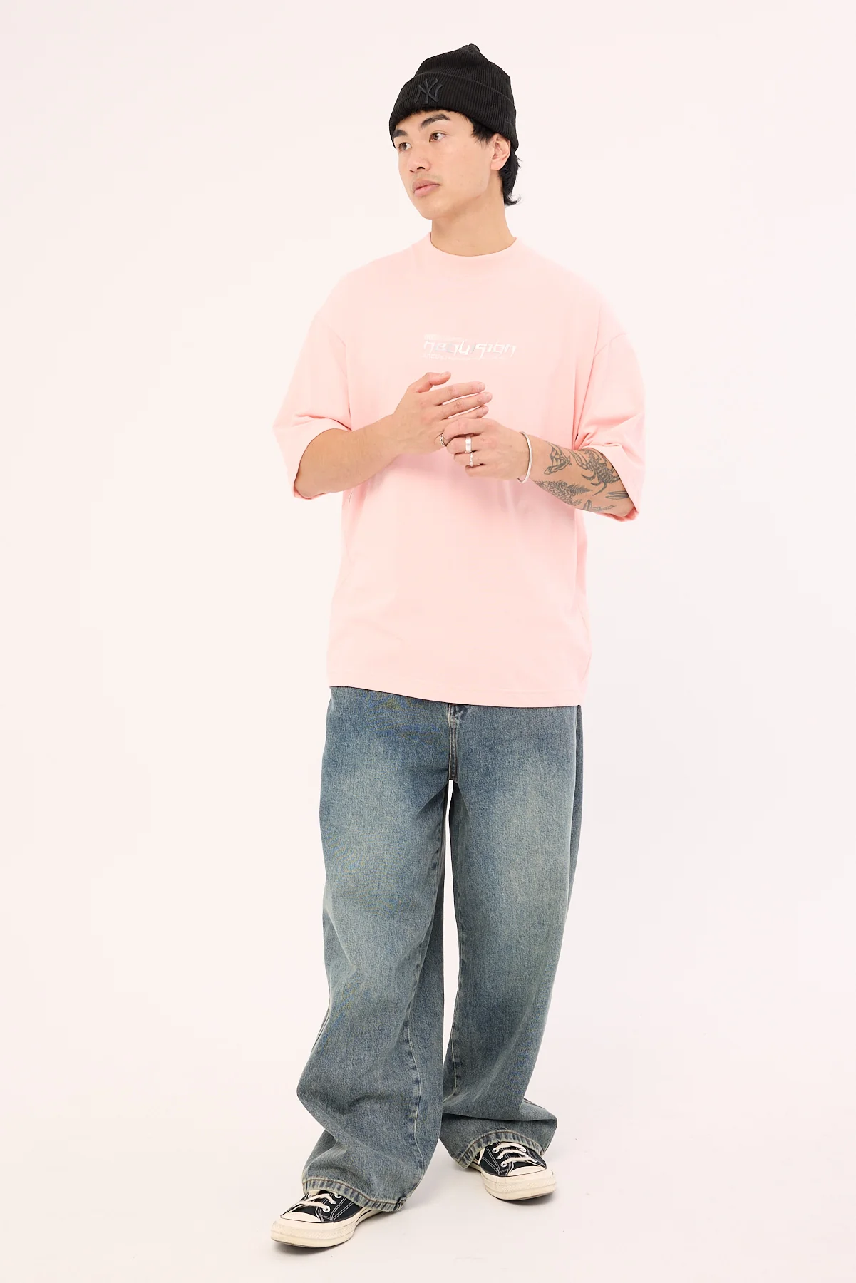 Neovision Forge Oversized Super Heavy Tee Peach - Image 2