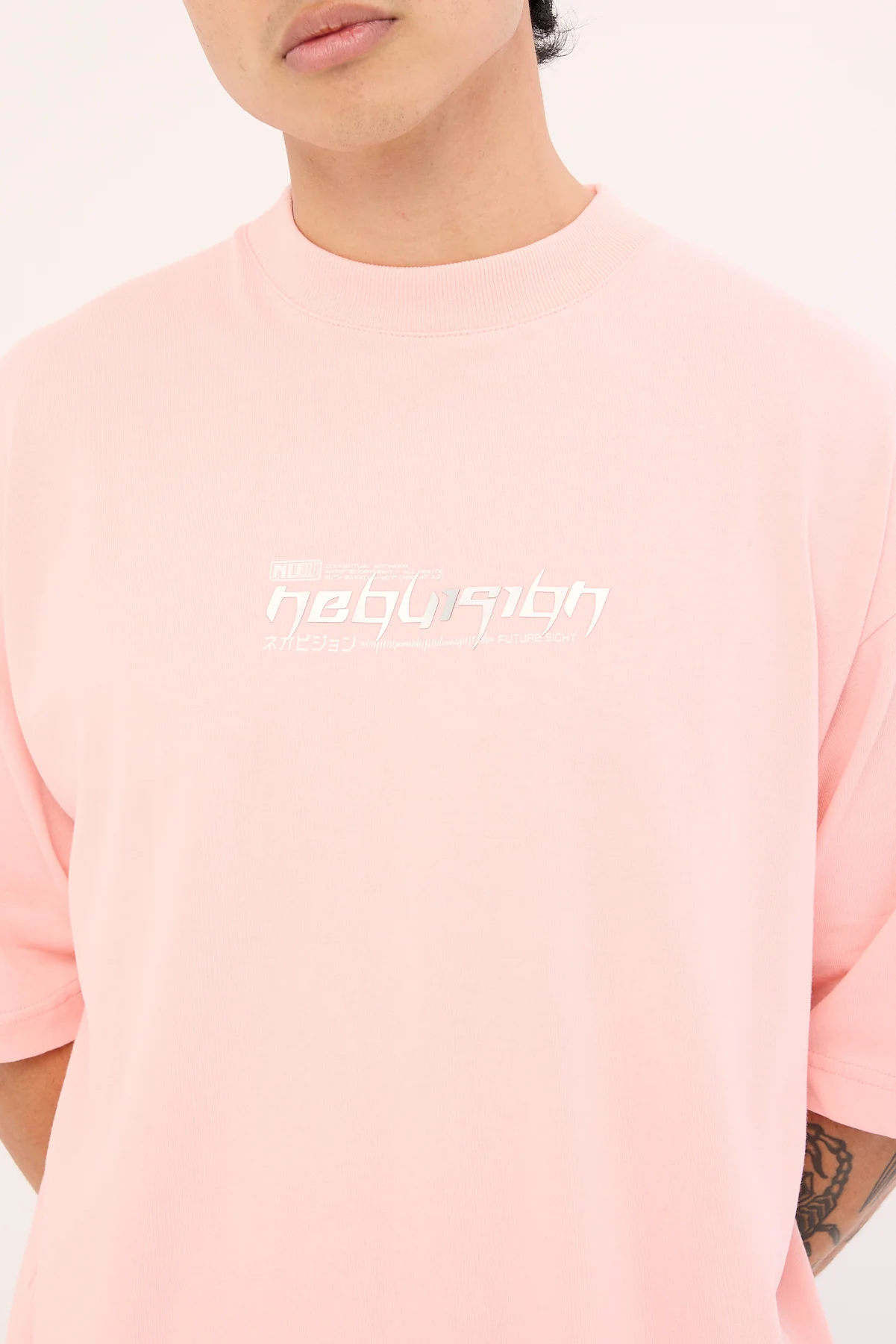Neovision Forge Oversized Super Heavy Tee Peach - Image 6