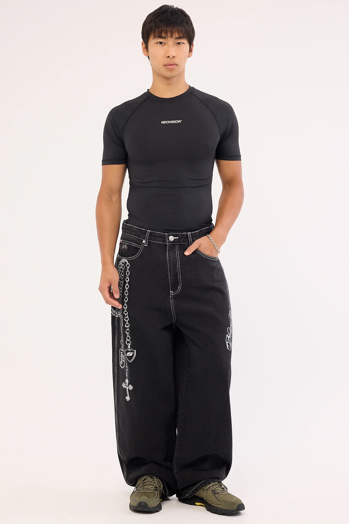 Neovision Glyph Slim Compression Tee Black - Image 7