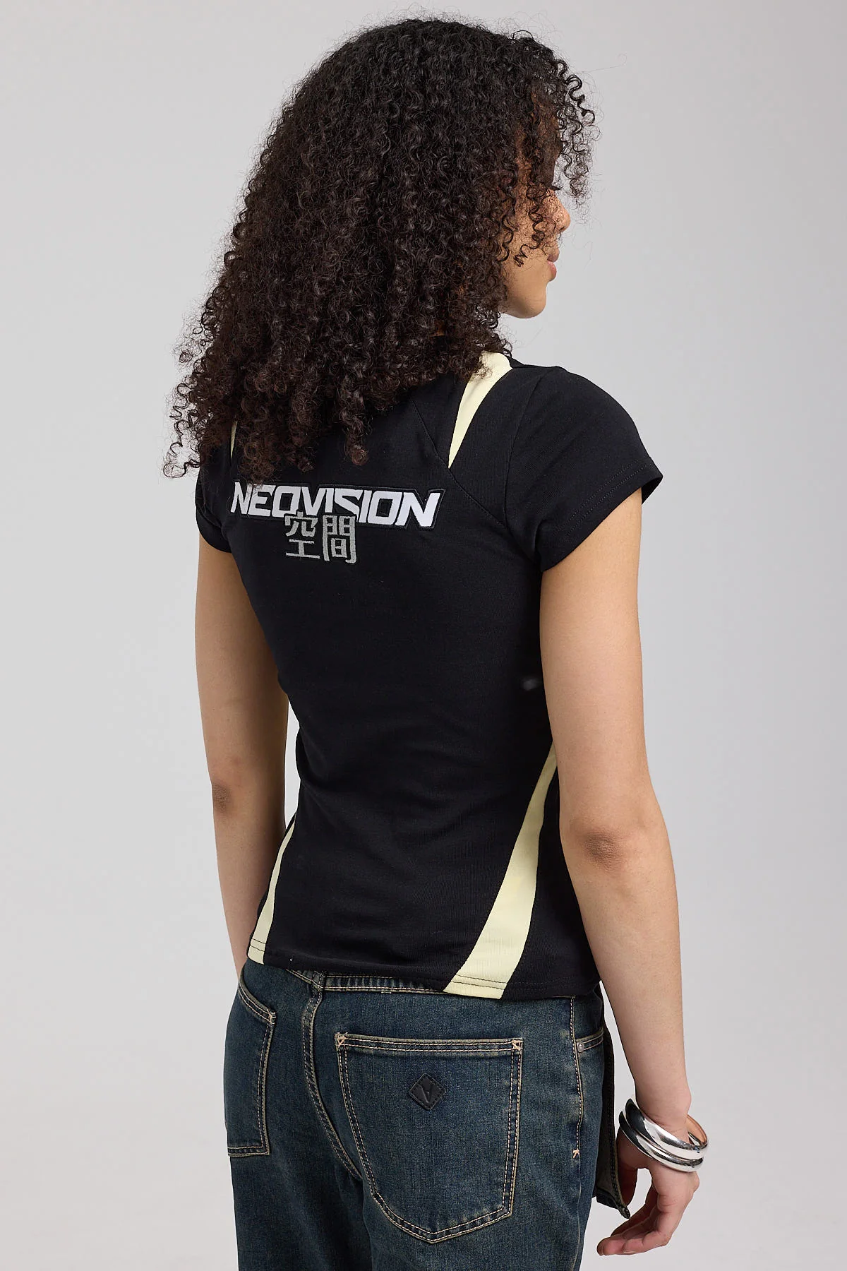 Neovision Interval Baby Tee Asphalt - Image 6