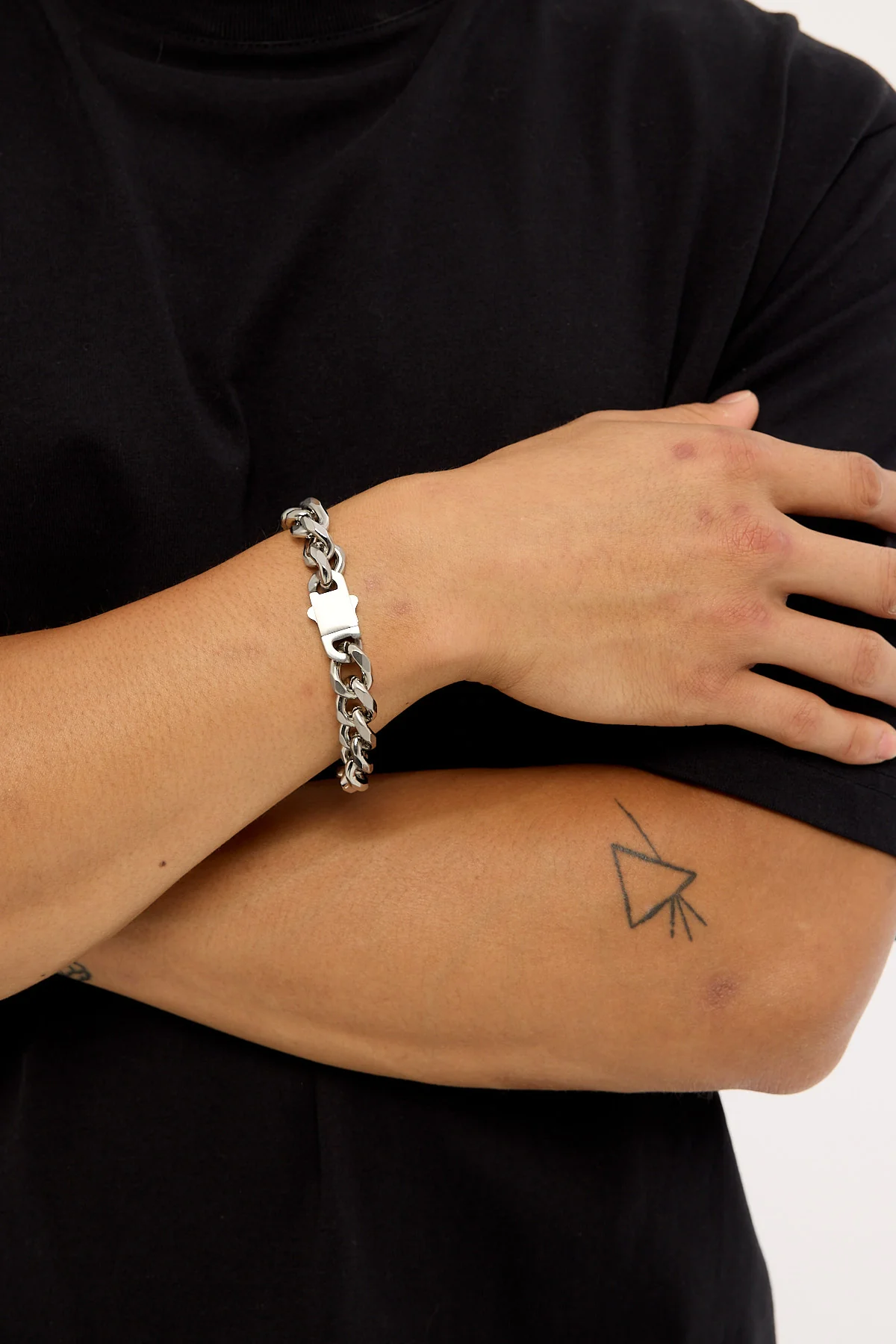 Neovision Lucid Thick Chain Bracelet Silver - Image 3