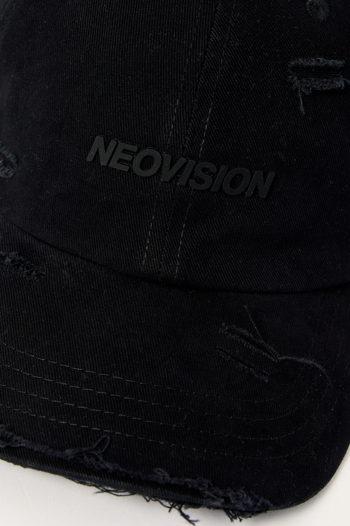 Neovision Nova Base Distressed Dad Cap Washed Black - Image 2
