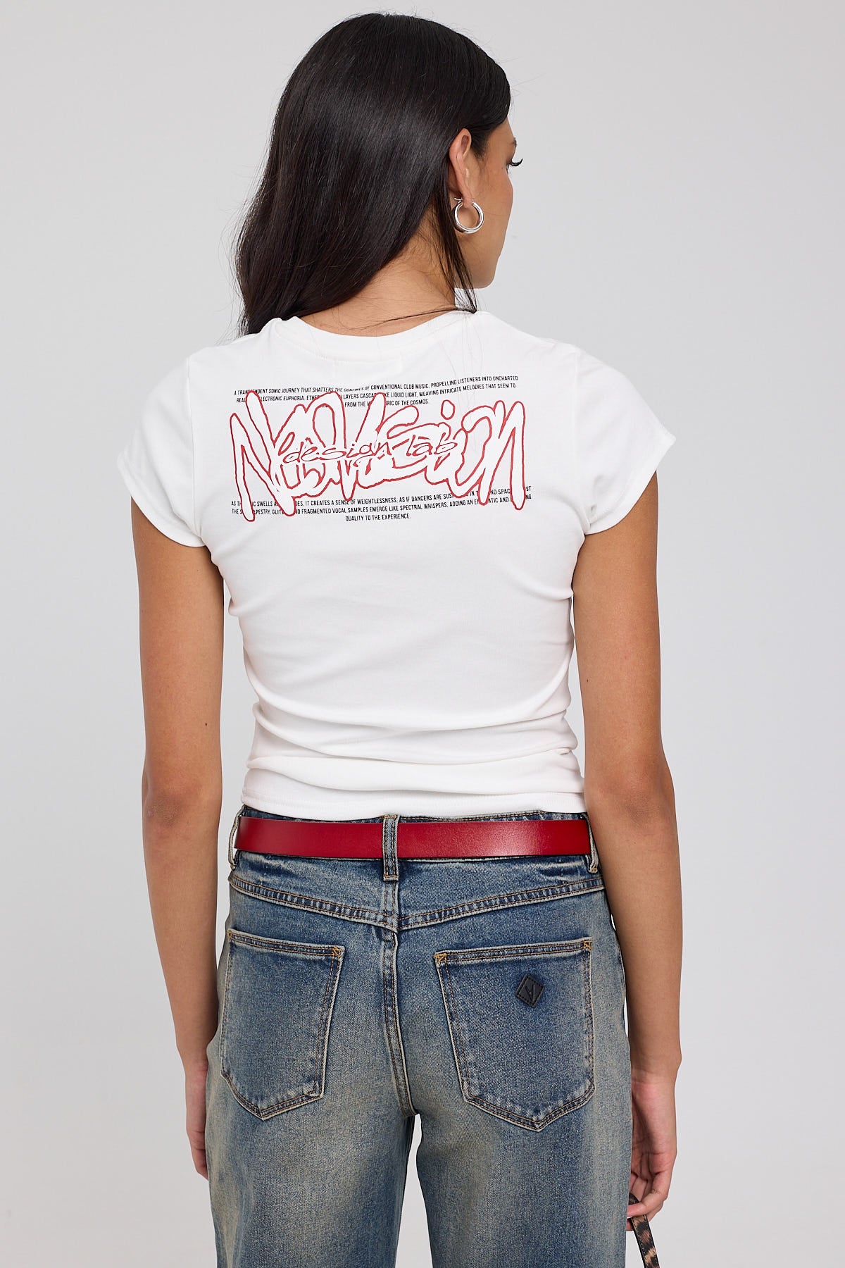 Neovision Radical Street Baby Tee White - Image 5
