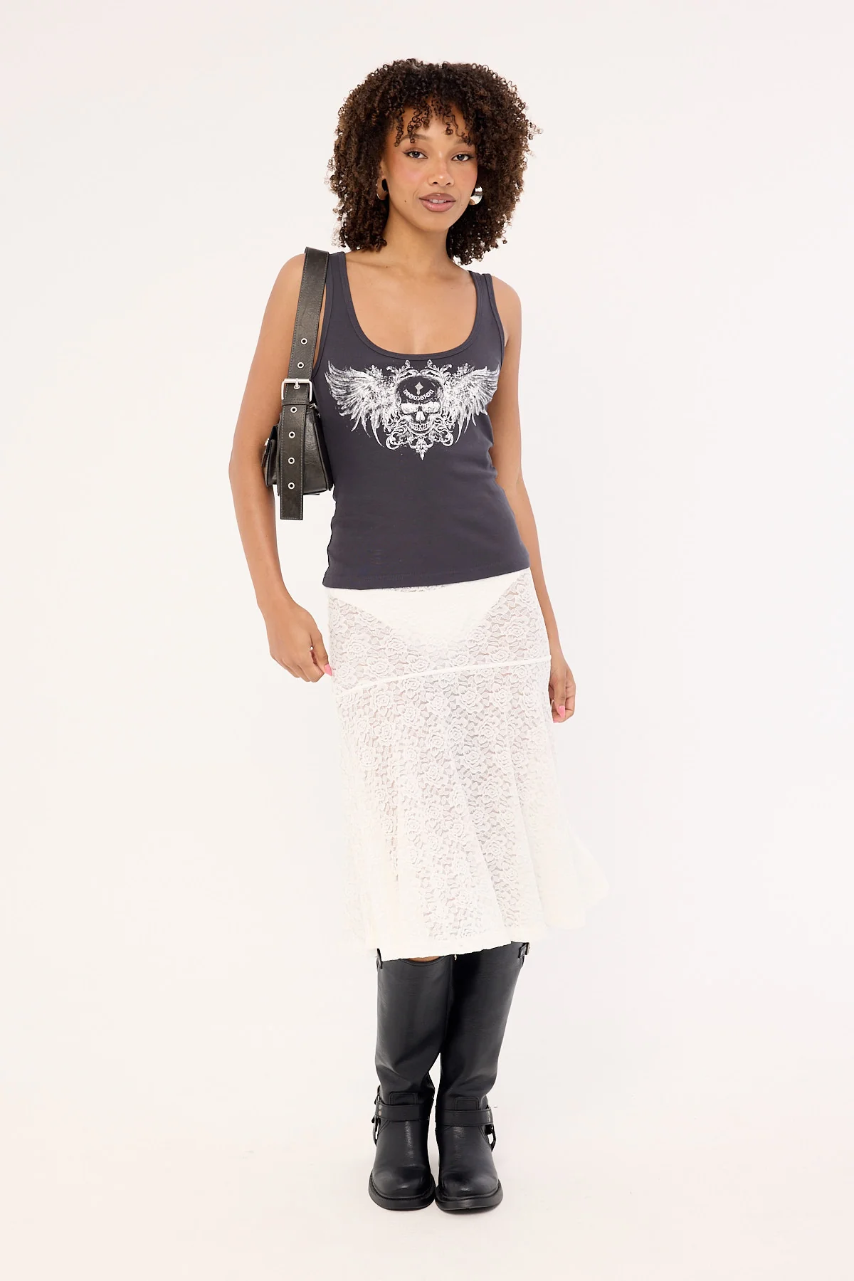 Neovision Skorn Singlet Tank Top Washed Black - Image 3