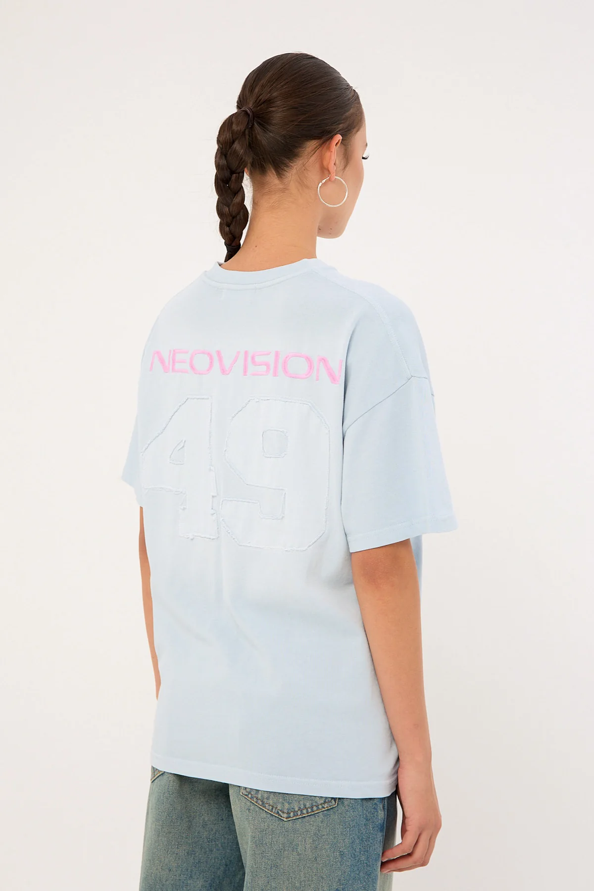 Neovision Xira Relaxed T-Shirt Blue - Image 5