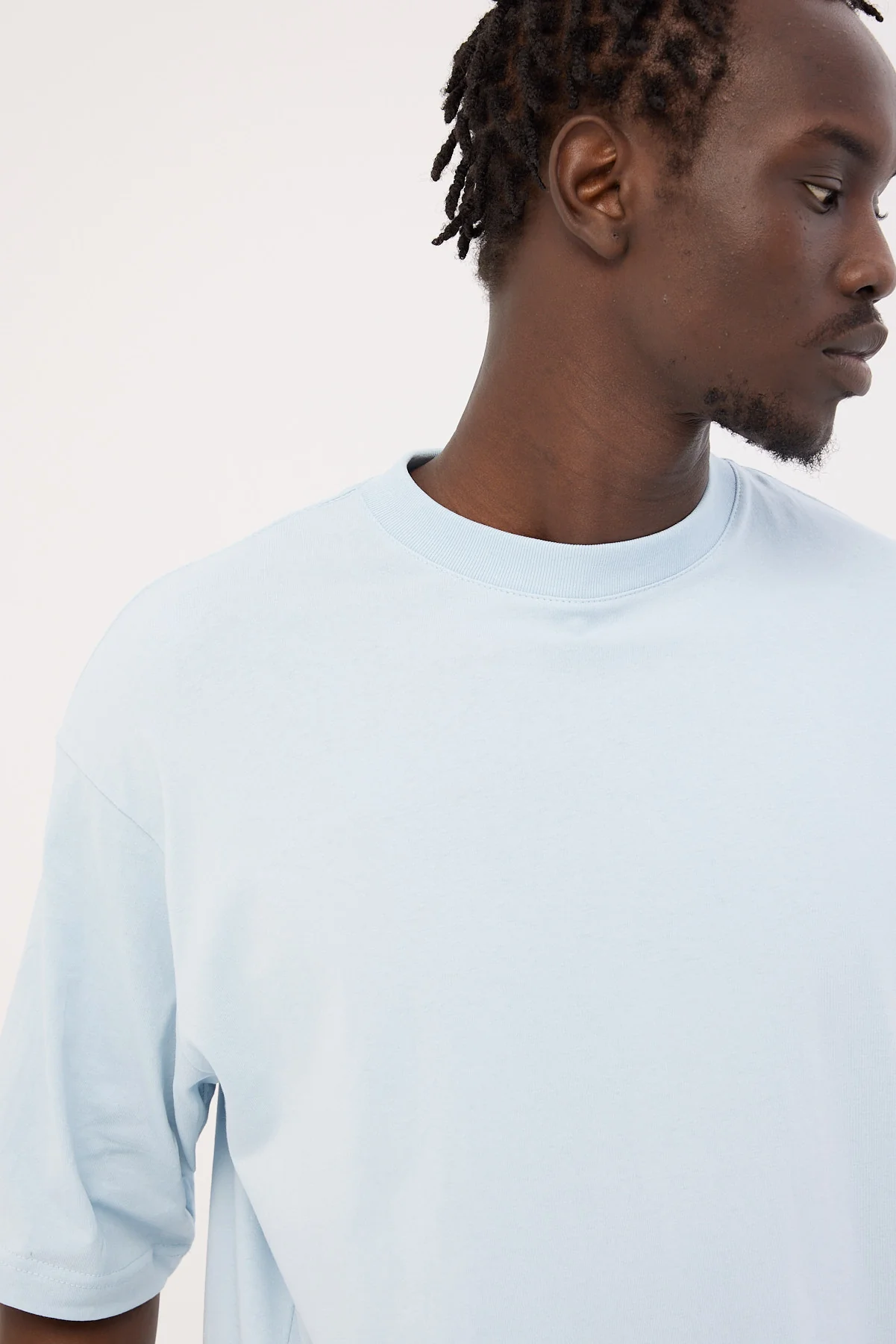 Open Archive Organic Boxy Tee Light Blue - Image 3