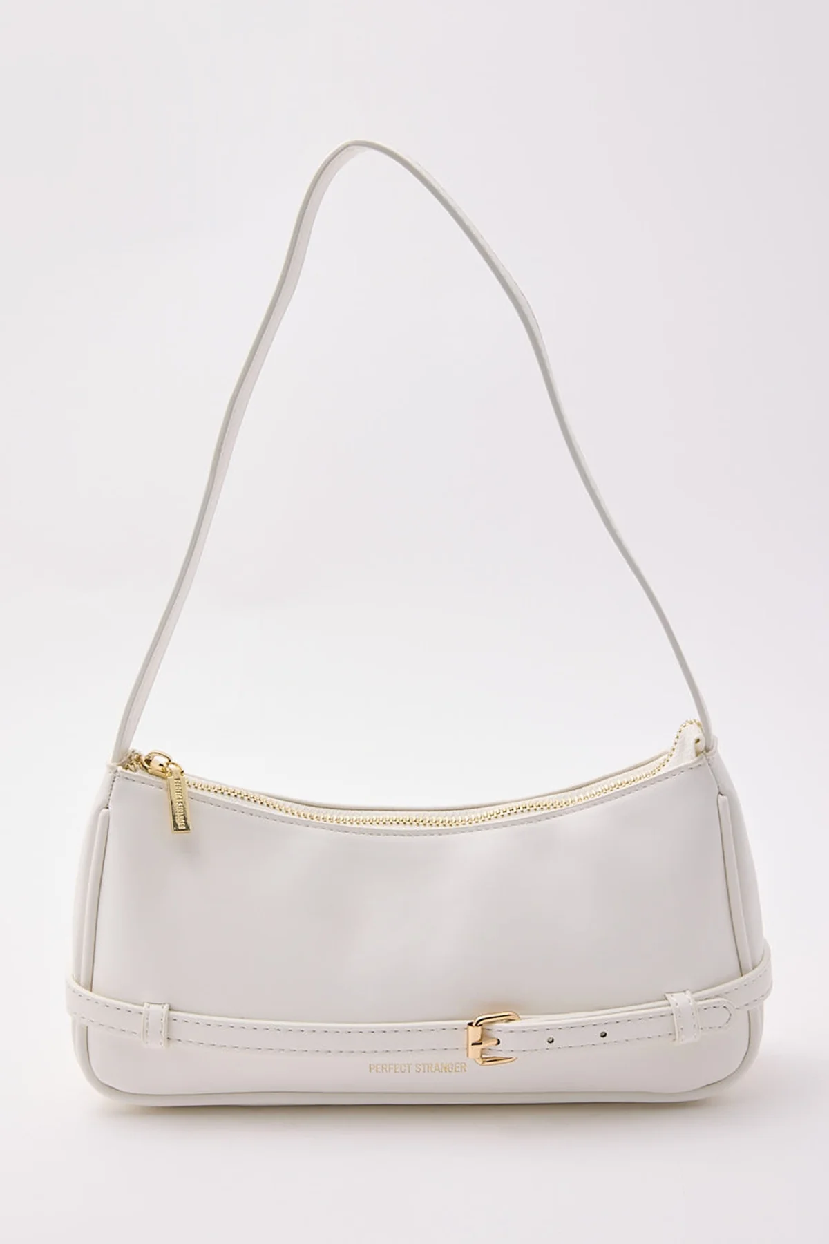 Perfect Stranger Selene Mini Buckle Handbag White