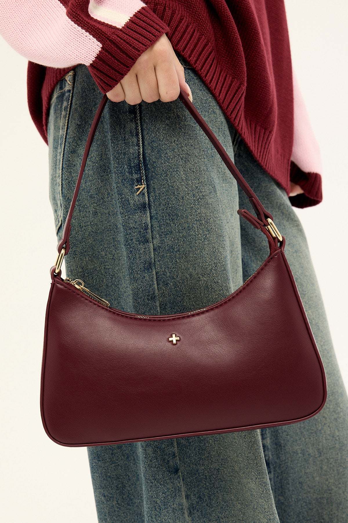 Peta + Jain Josee Berry PU Bag Berry PU - Image 5
