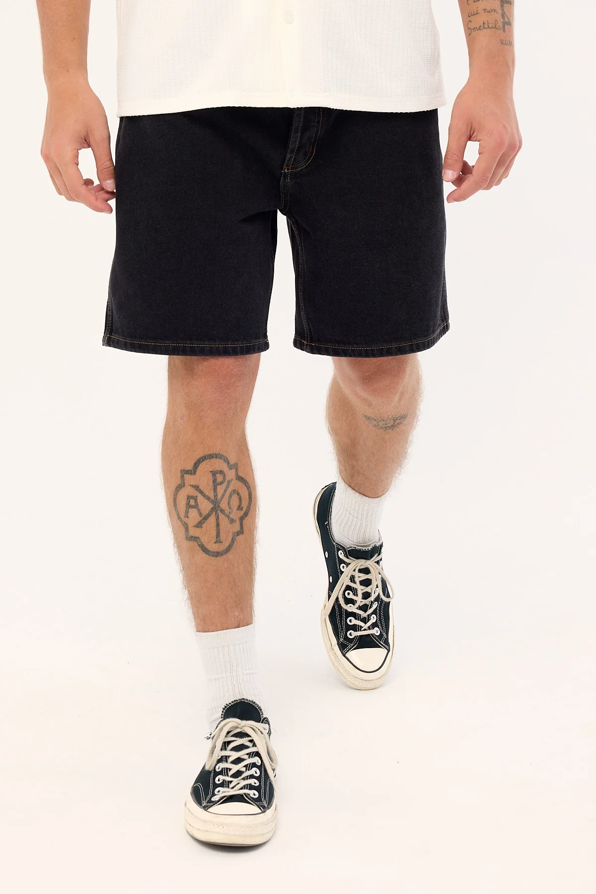 Rolla's Ezy Short Bevel Washed Black - Image 3